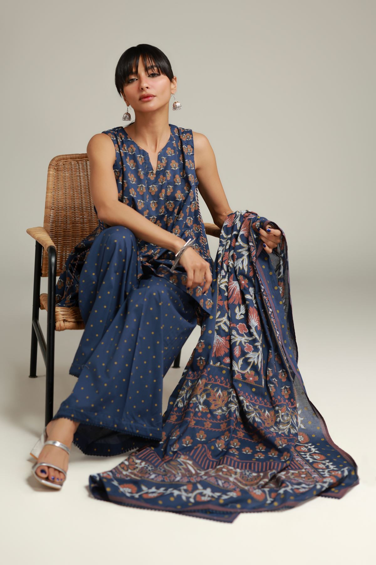 Printed Lawn Printed Lawn Dupatta - 1-26-228-A-F2-VG