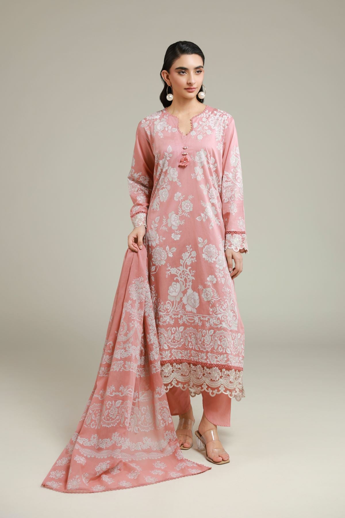 Embroidered Lawn Tailored 3 Piece - T-A33-26-111FD1-VG