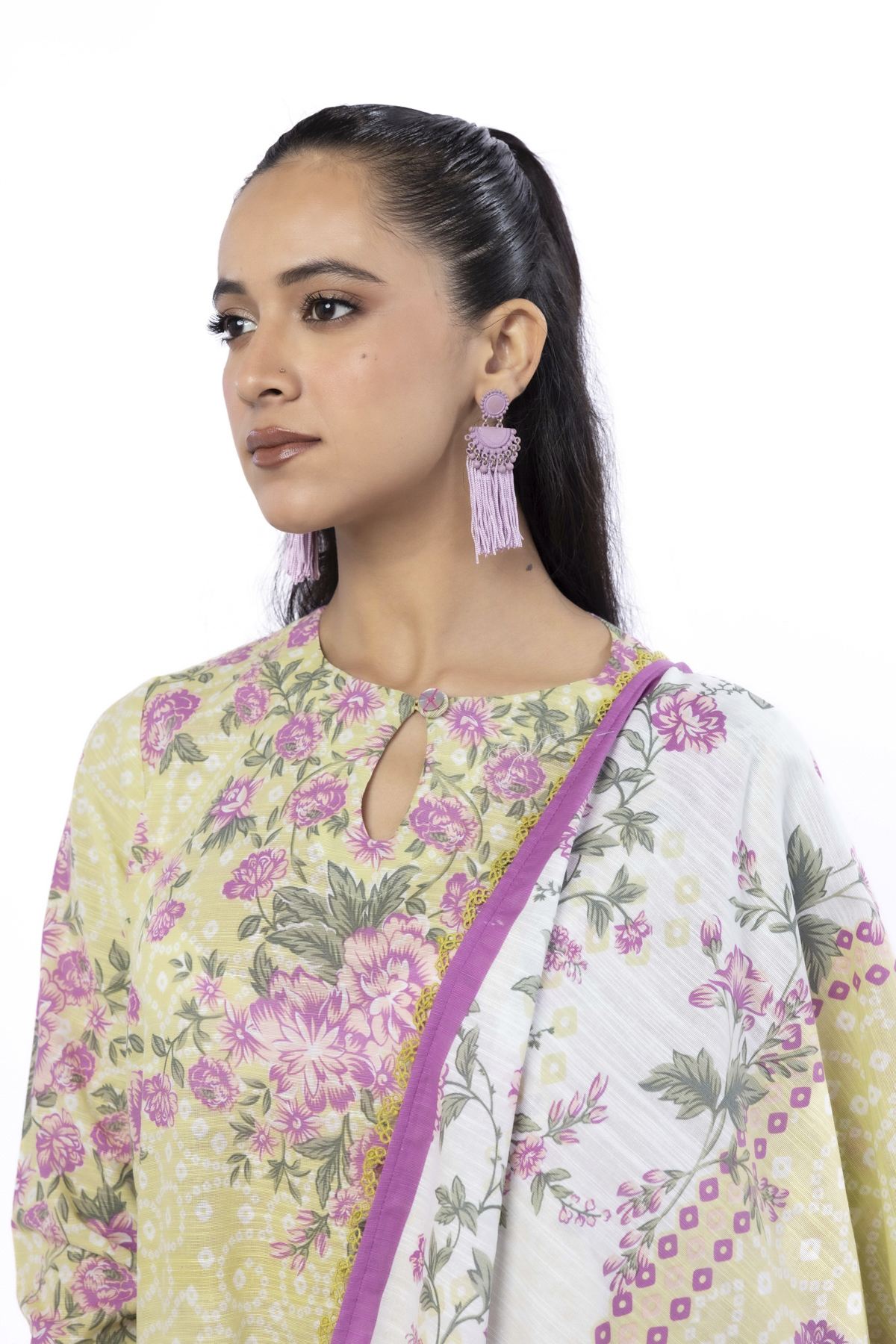 Embroidered Light Khaddar Tailored 3 Piece - LKN67BST-VG