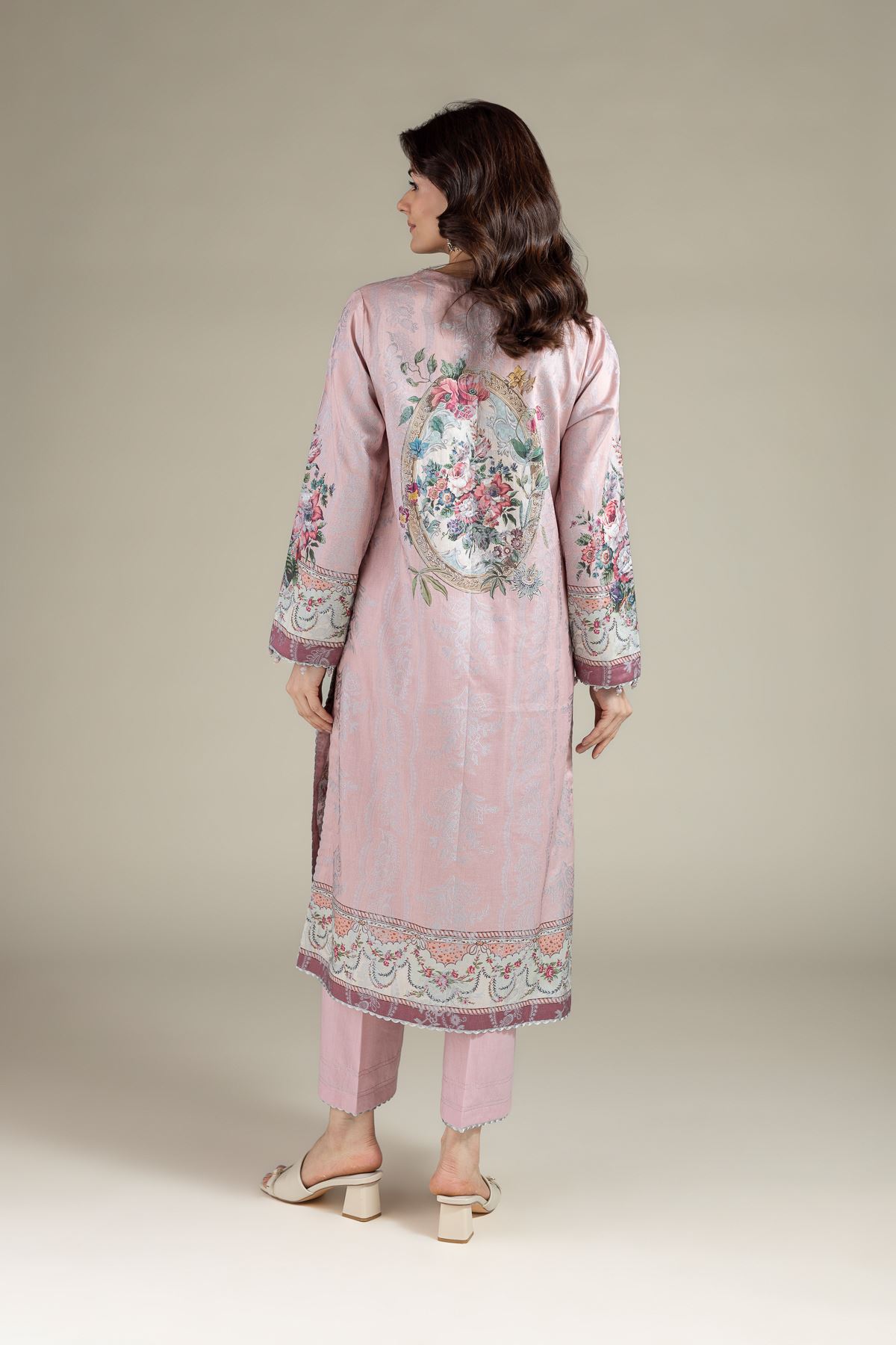 Printed Jacquard Fabrics 2 Piece | Top and Bottom - A113-26-106EC2-VG