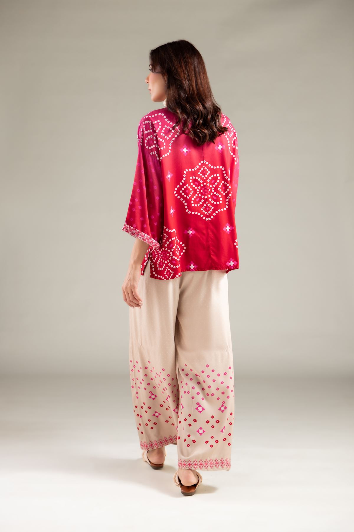 Embroidered Viscose Crepe Tunic - 6-26-101-A-F-VG