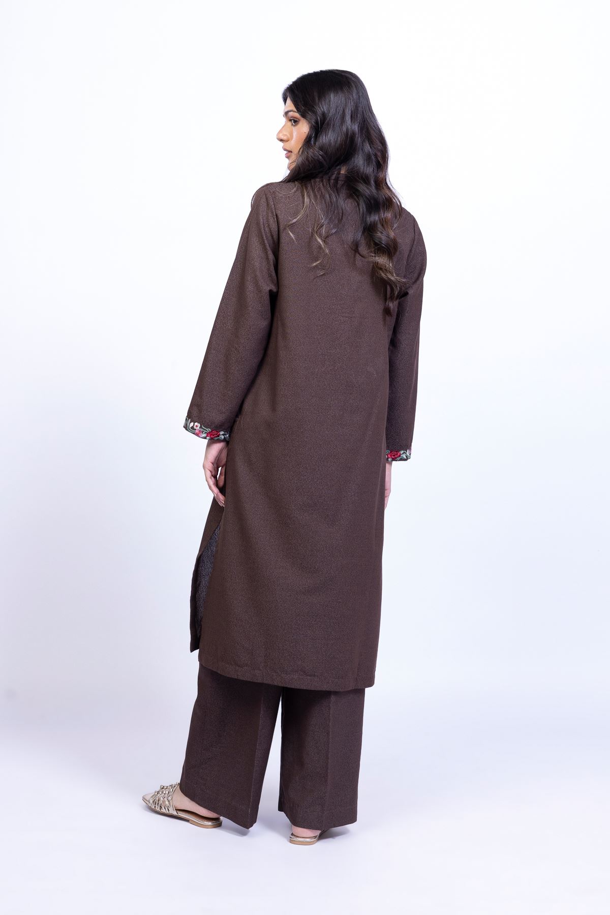 Embroidered Karandi Kurta - 25-09-11E5-07TA-VG