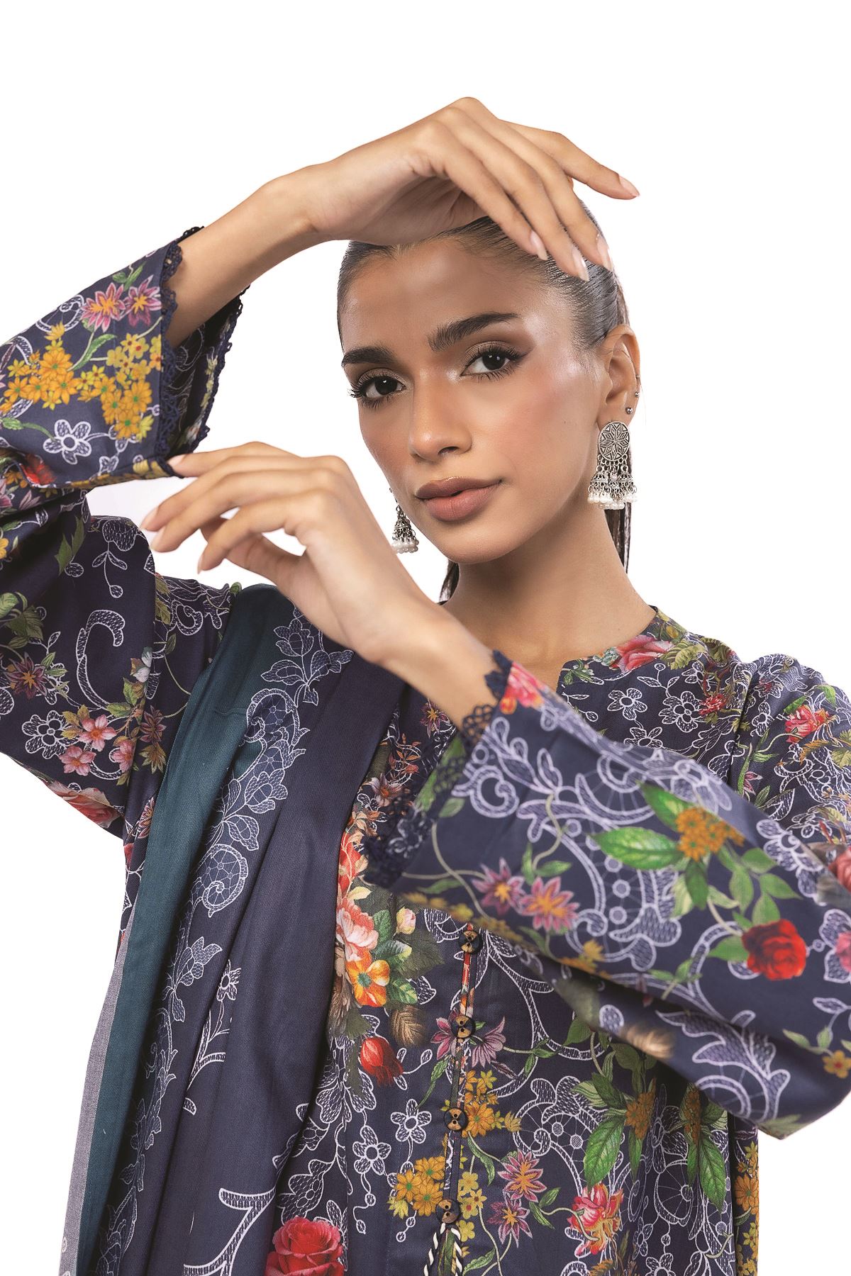Printed Marina Fabrics 3 Piece - CV07A-G-VG