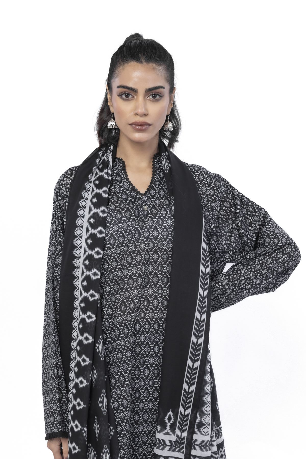 Printed Lawn Fabrics 3 Piece - KW32B-VG