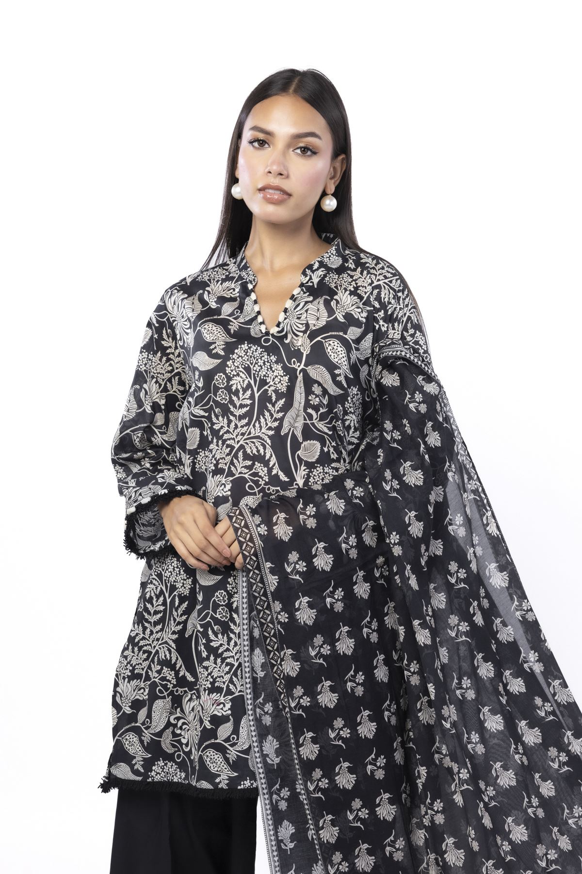 Buy Fabrics 3 Piece | 0.0 N/A | SS2436A-G-VG_MULTI | Khaadi Pakistan