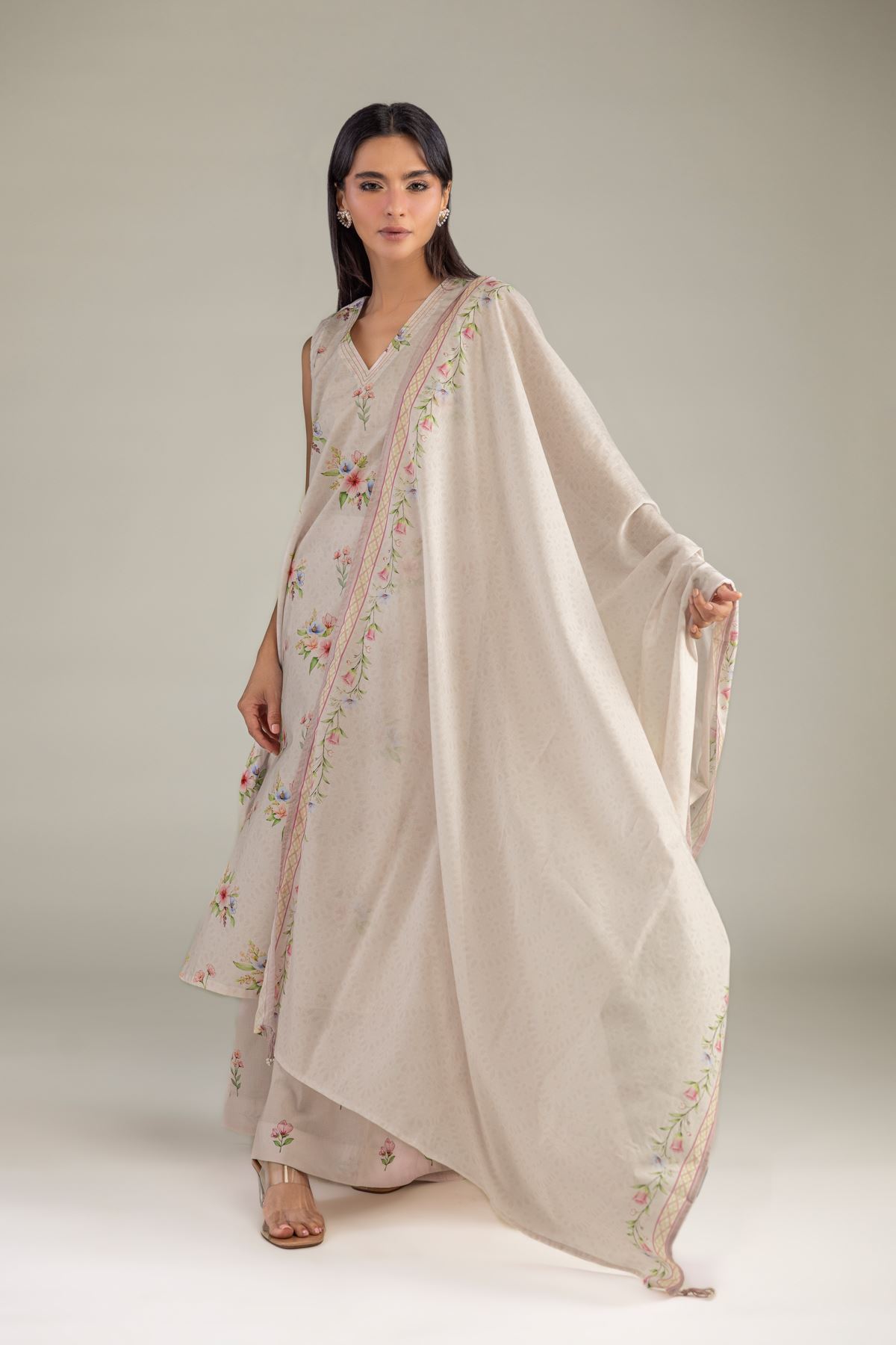 Printed Lawn Printed Lawn Dupatta - 1-26-457-A-C2-VG