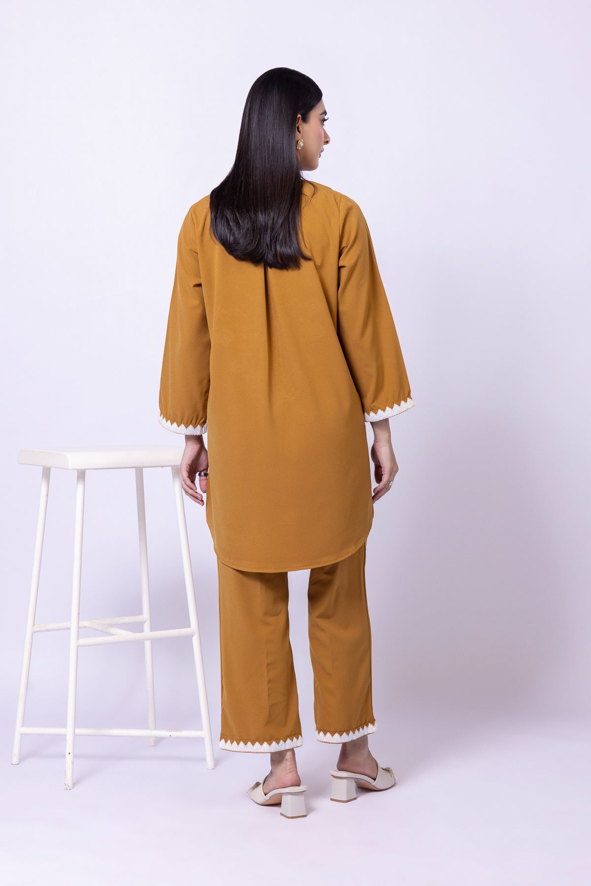 Embroidered Georgette Kurta - 25-09-12E2-08TA-VG