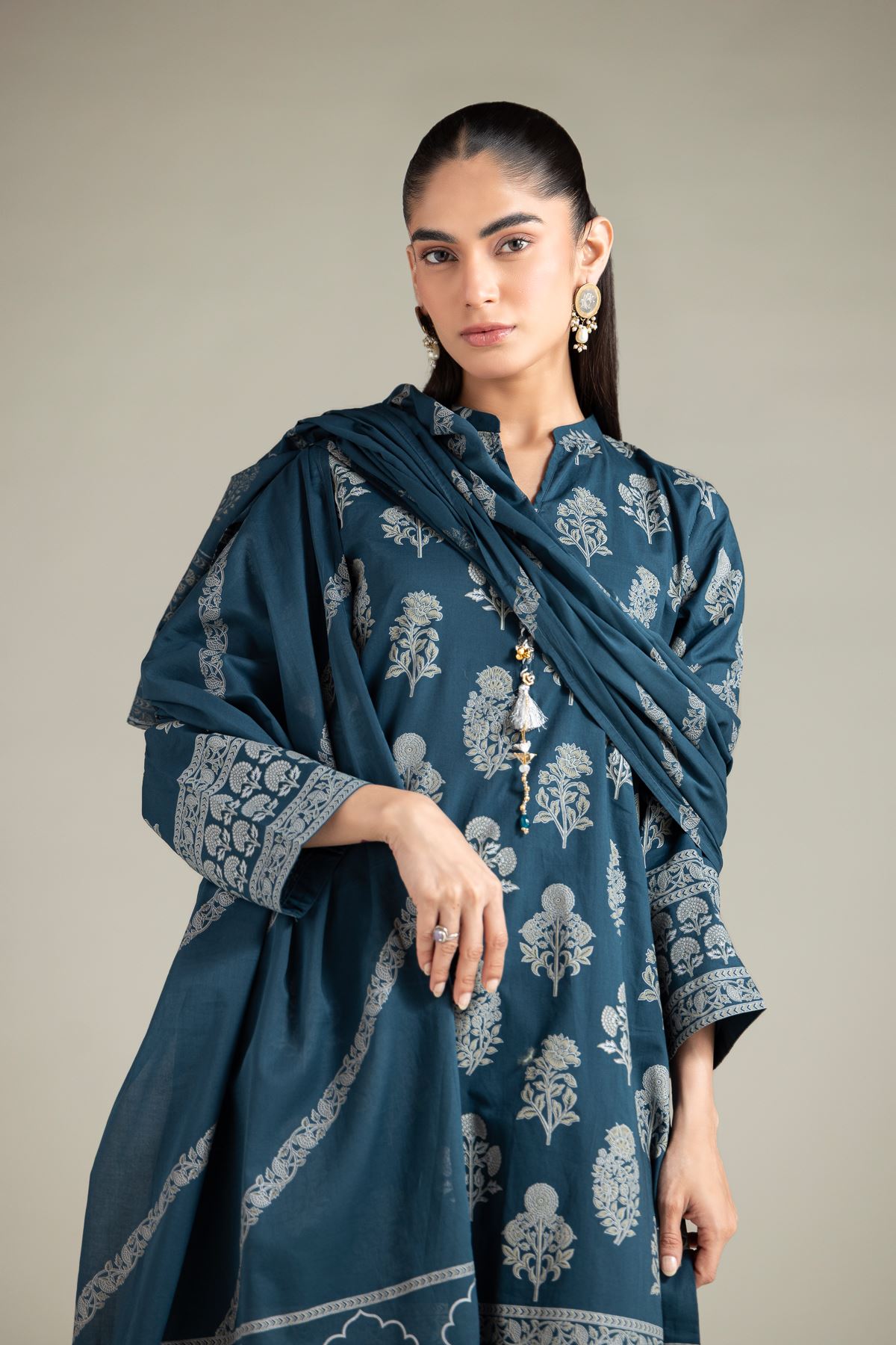 Lawn Dupatta - 1-26-125-A-D-VG