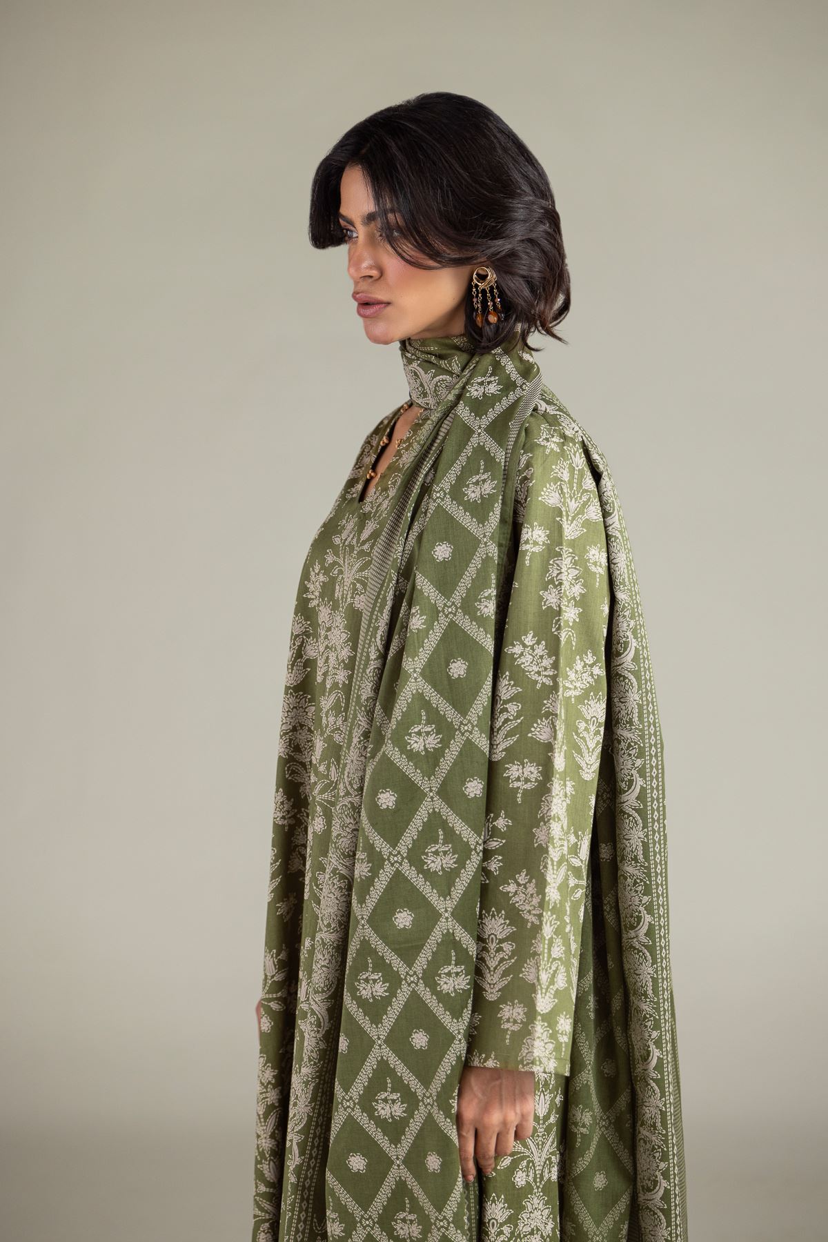 Printed Lawn Lawn Tailored Set - 1-26-102-A-F-VG