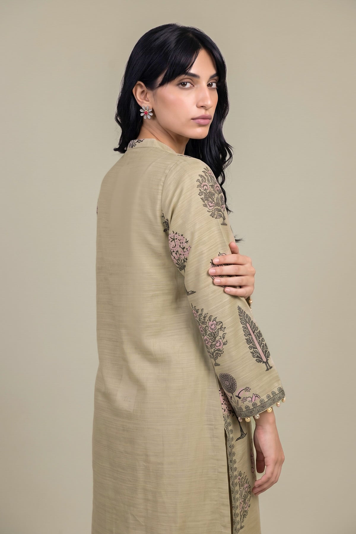 Printed Light Khaddar Light Khaddar kurta - 2-26-308-A-G1-VG