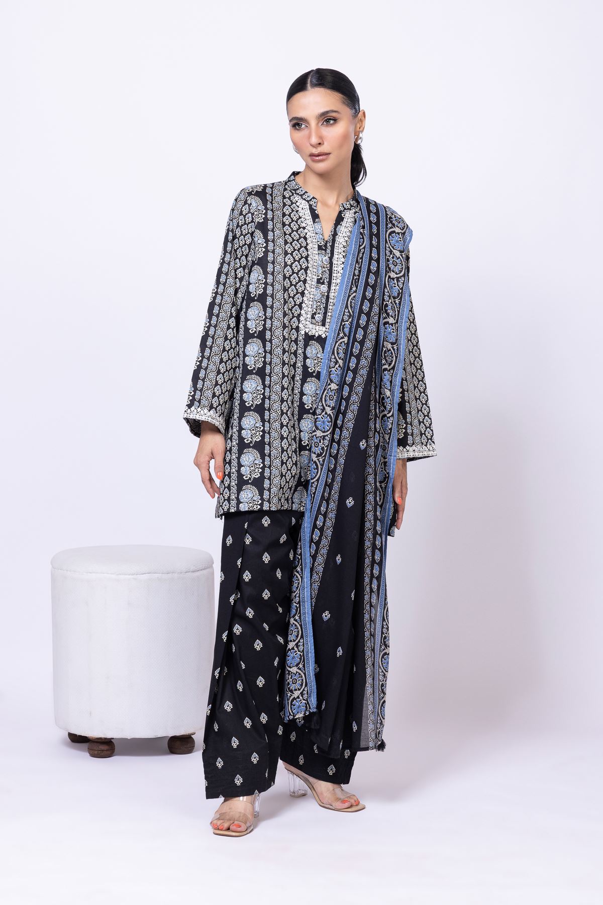 Buy Kurta | 0.0 N/A | OTD4-EX22-02TA-VG_MULTI | Khaadi Pakistan