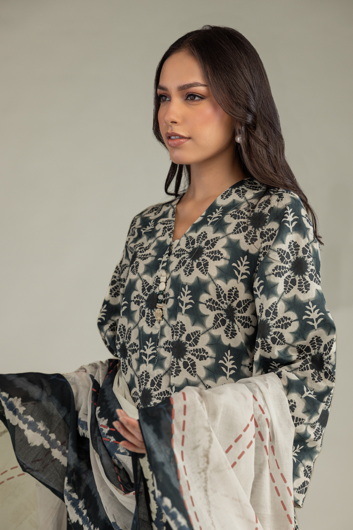 Printed Voile Voile Printed Dupatta - 1-26-102-A-F-VG