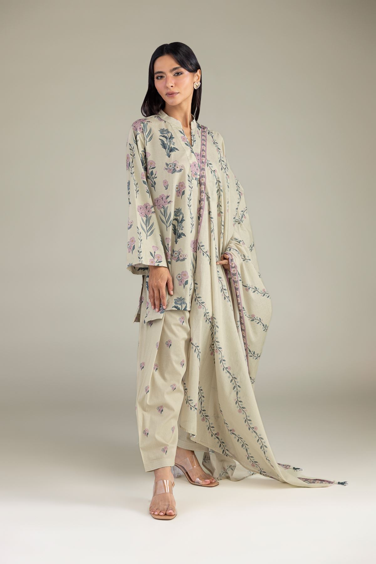 Printed Lawn Printed Lawn Dupatta - 1-26-305-C-H2-VG