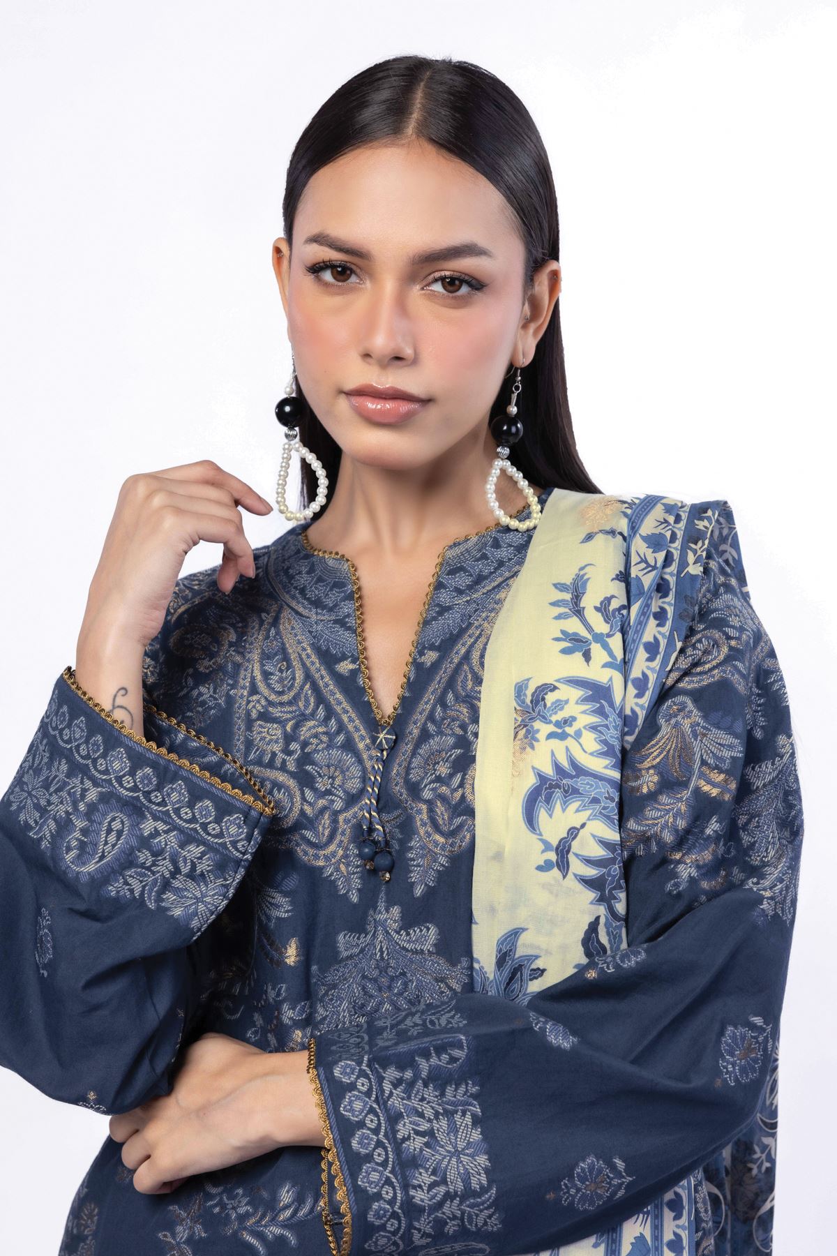 Dyed Jacquard Fabrics 3 Piece - A33-26-104FB1-VG