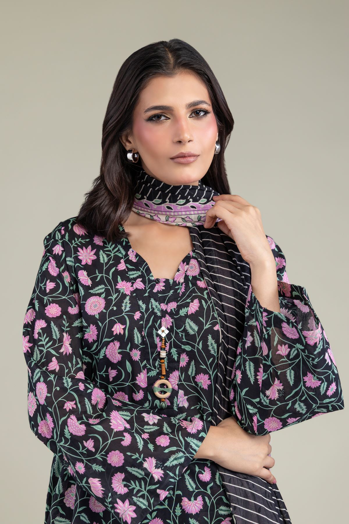 Printed Lawn Tailored Lawn 3-Piece - T-A11-26-206FI2-VG