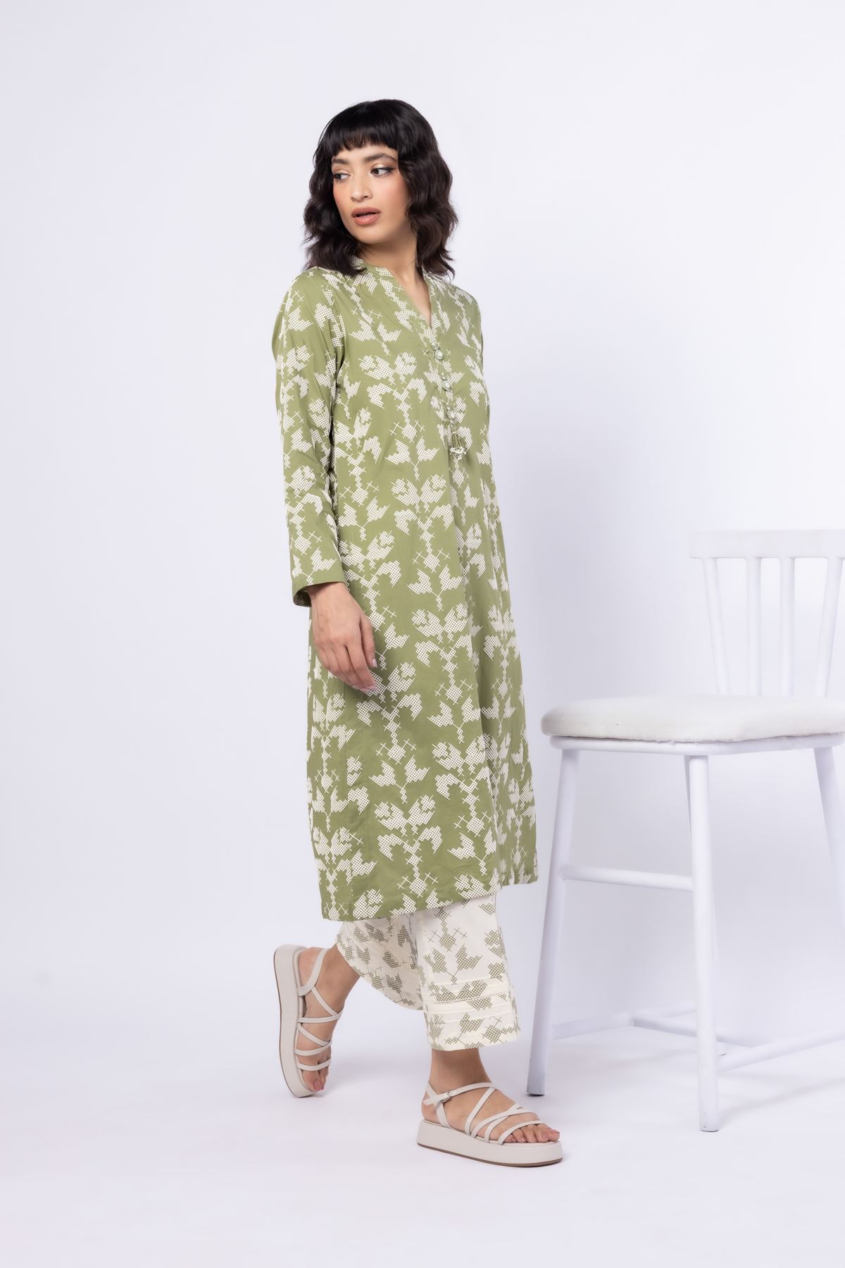 Printed Cambric Pants - 25-05E64-05BA-VG