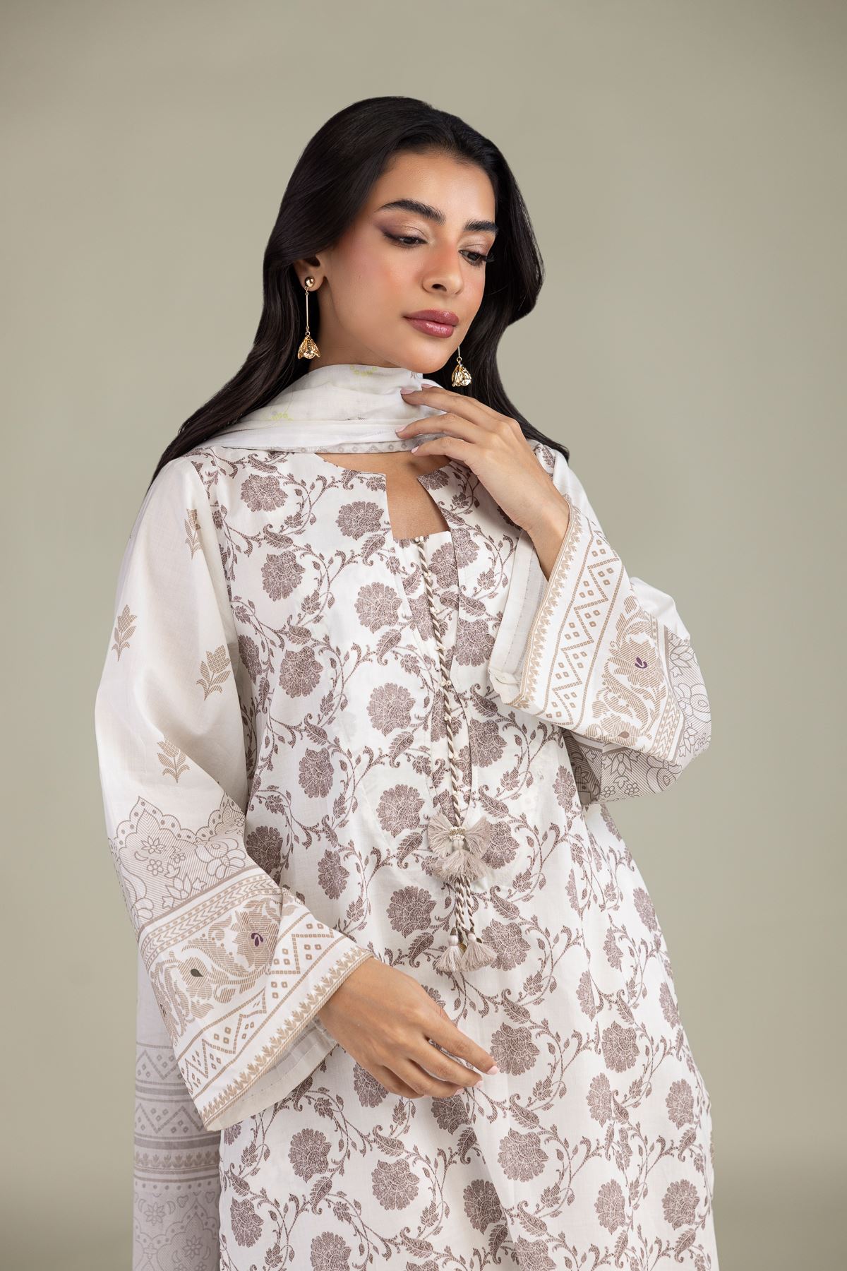 Printed Cambric Cambric Tailored 2-Piece - 1-26-301-B-I1-VG