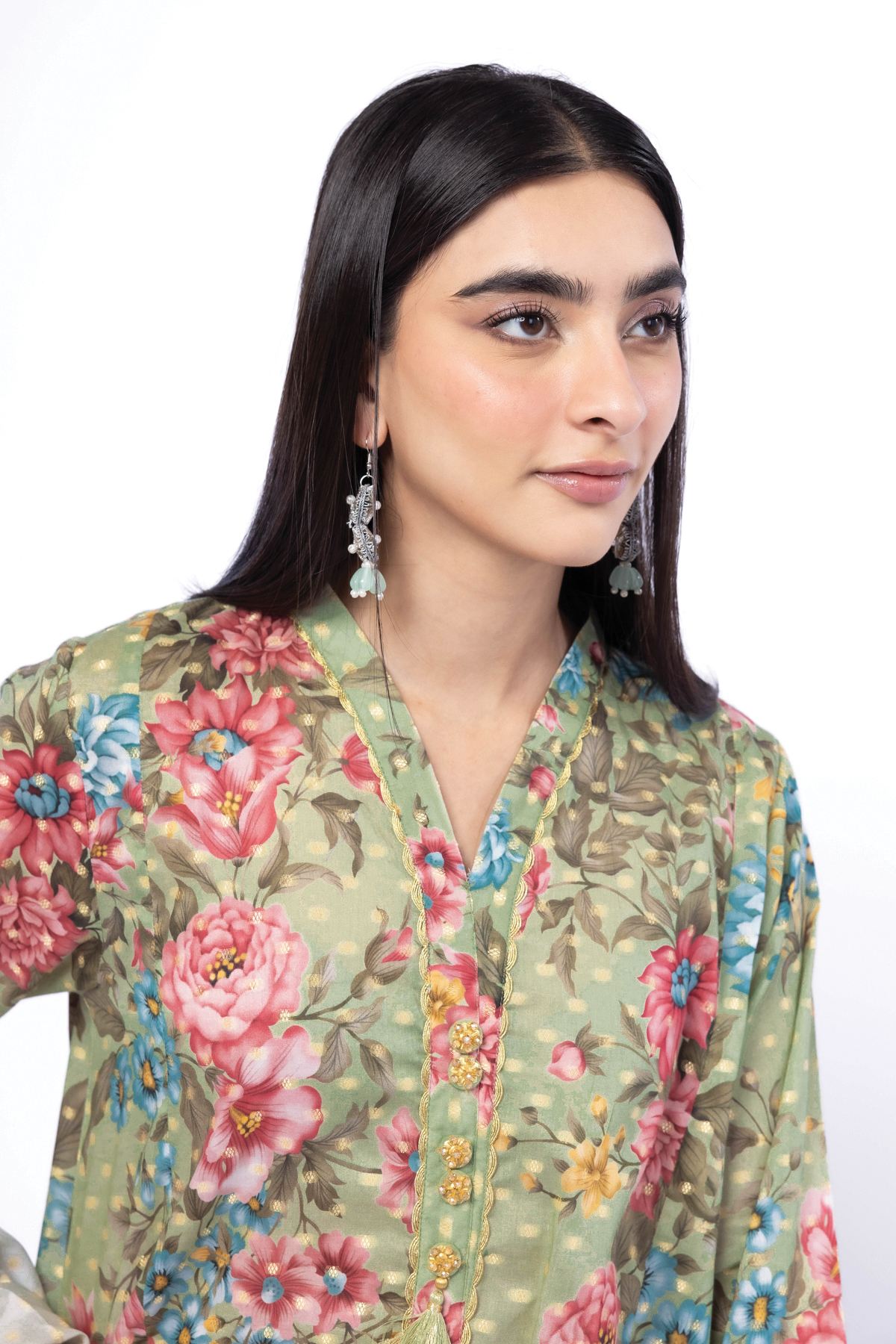 Printed Jacquard Fabrics 3 Piece - 1001919180