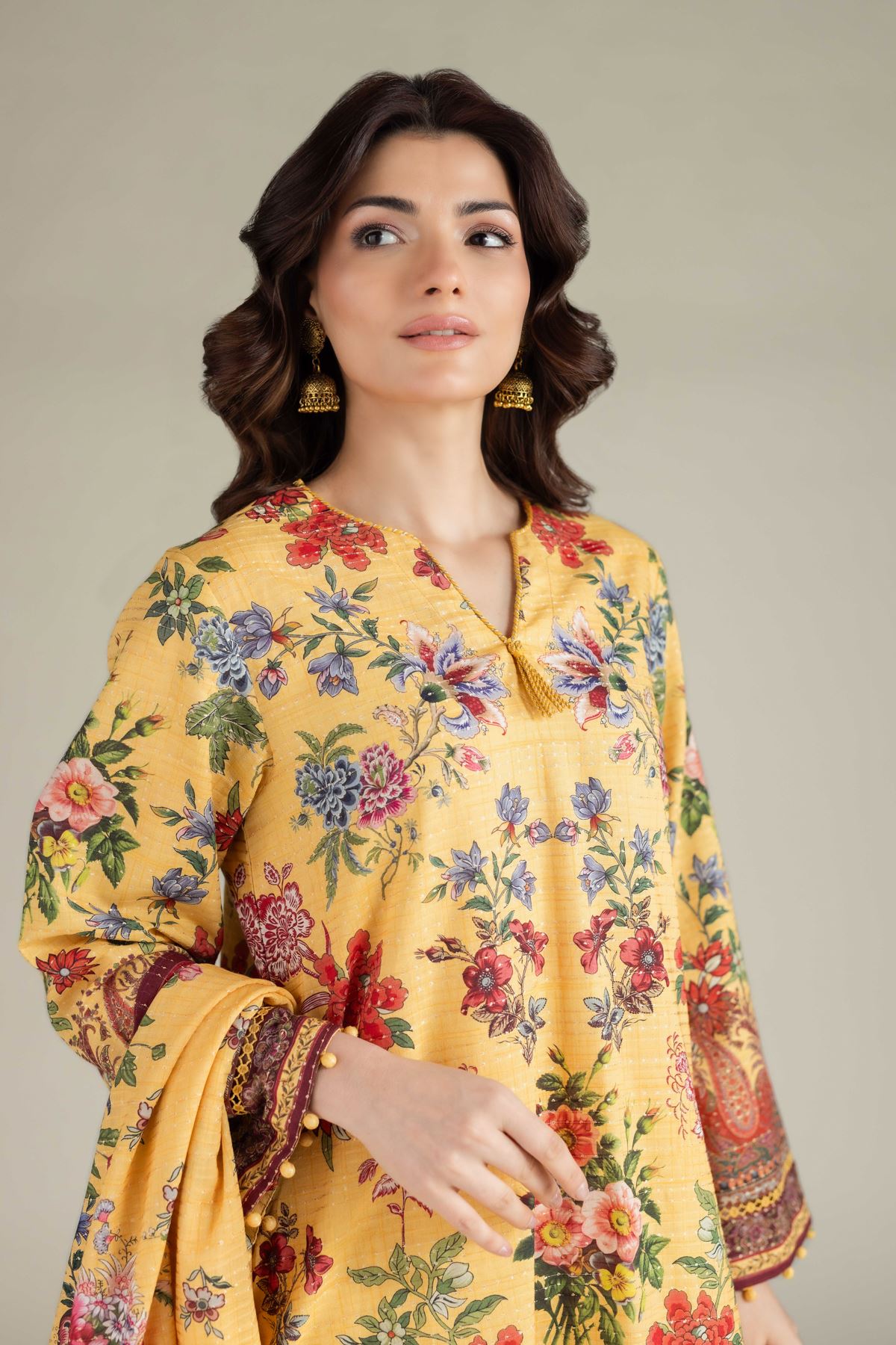 Printed Mesuri Dobby Tailored 3 Piece - 1-26-108-A-F-VG
