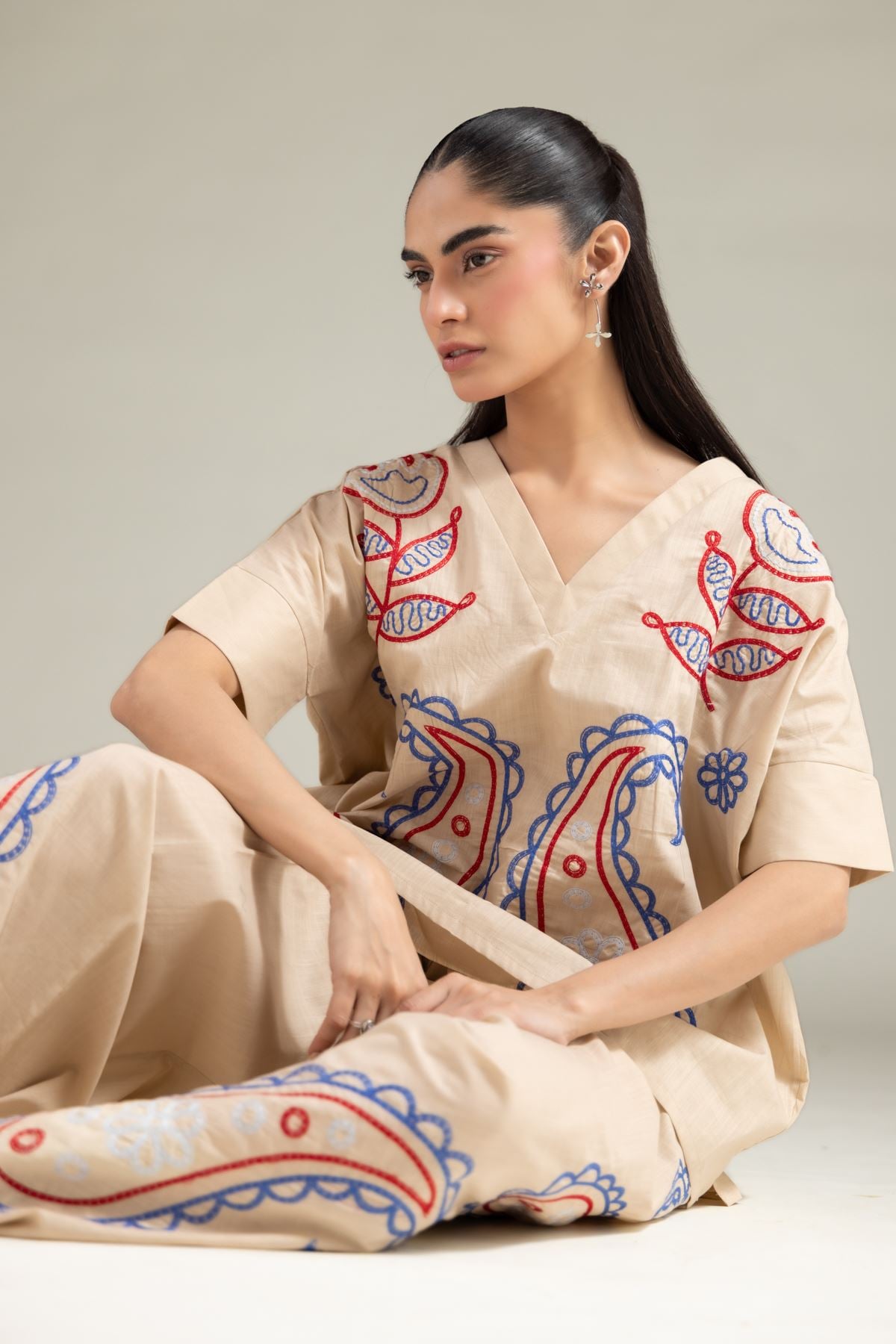 Textured Cotton Shirt - 6-26-102-A-F-VG