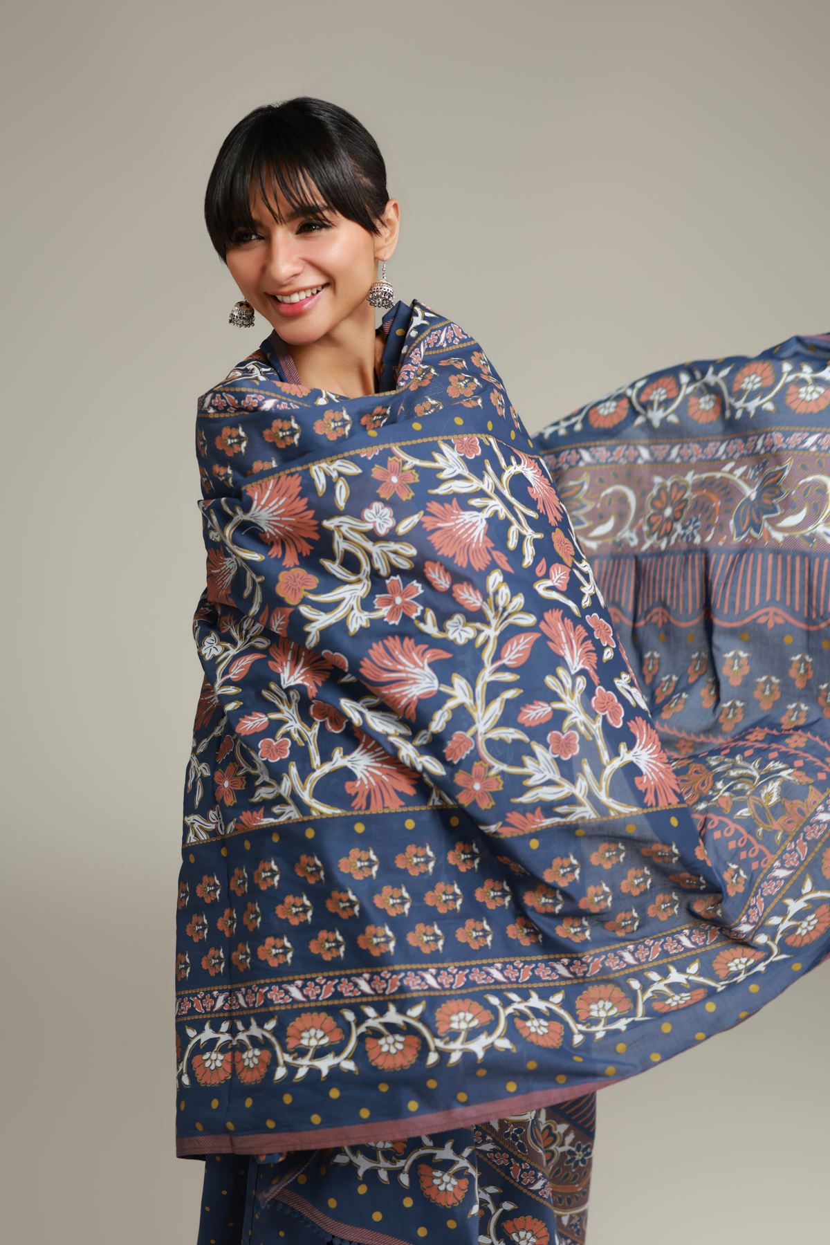Printed Lawn Printed Lawn Dupatta - 1-26-228-A-F2-VG