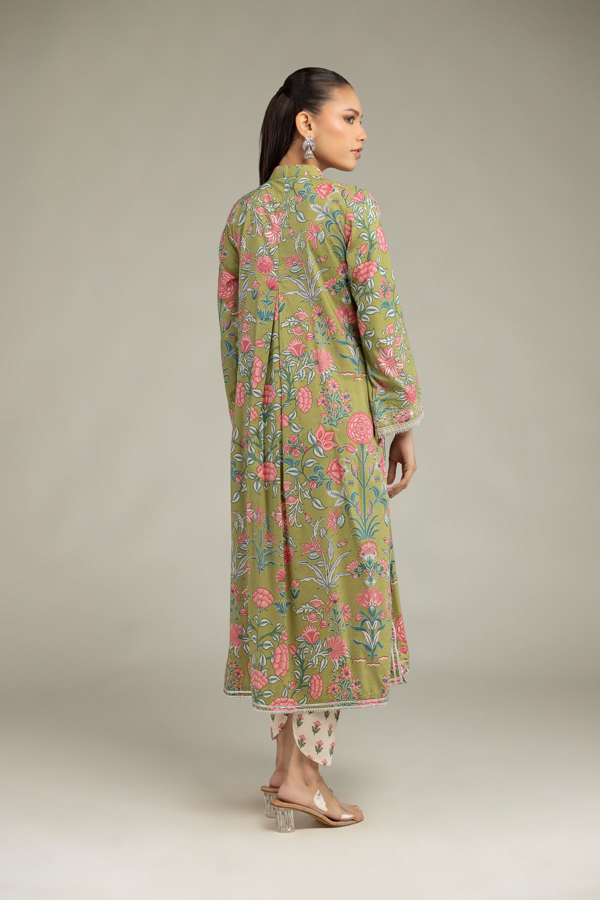 Embroidered Cotton Viscose Cotton Viscose Kurta - 12-26-106-F-D-VG
