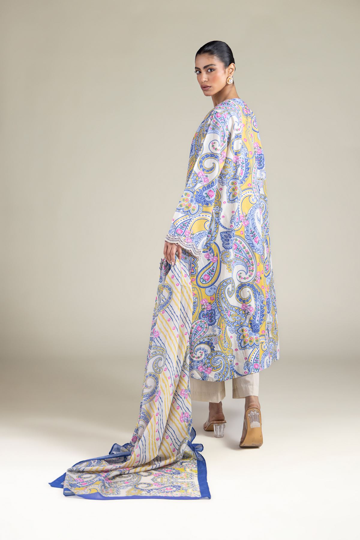 Embroidered Lawn Lawn Tailored 3-Piece - 1-26-206-A-D1-VG
