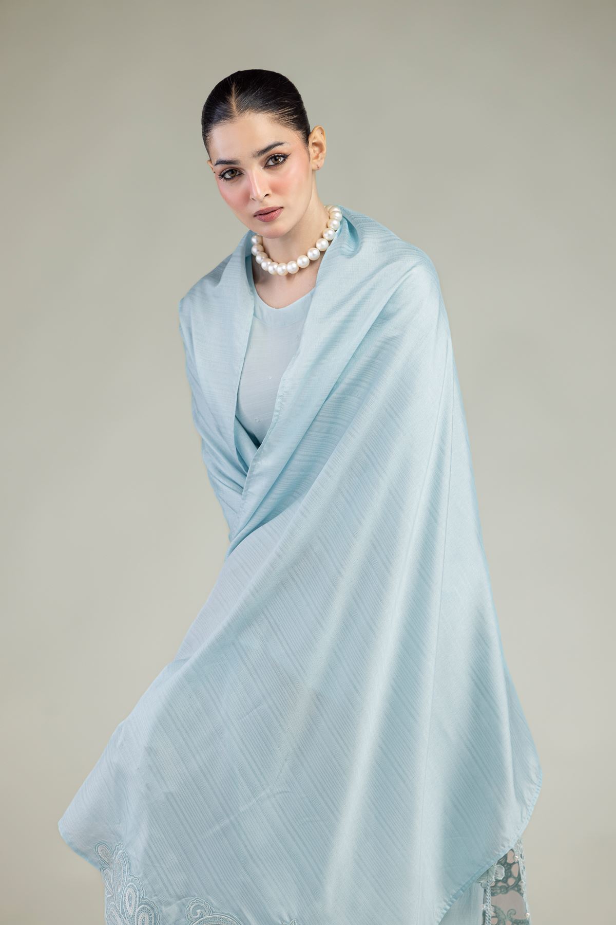 Raw Silk 3-Piece Co-ord Set - 1-26-221-A-G1-VG