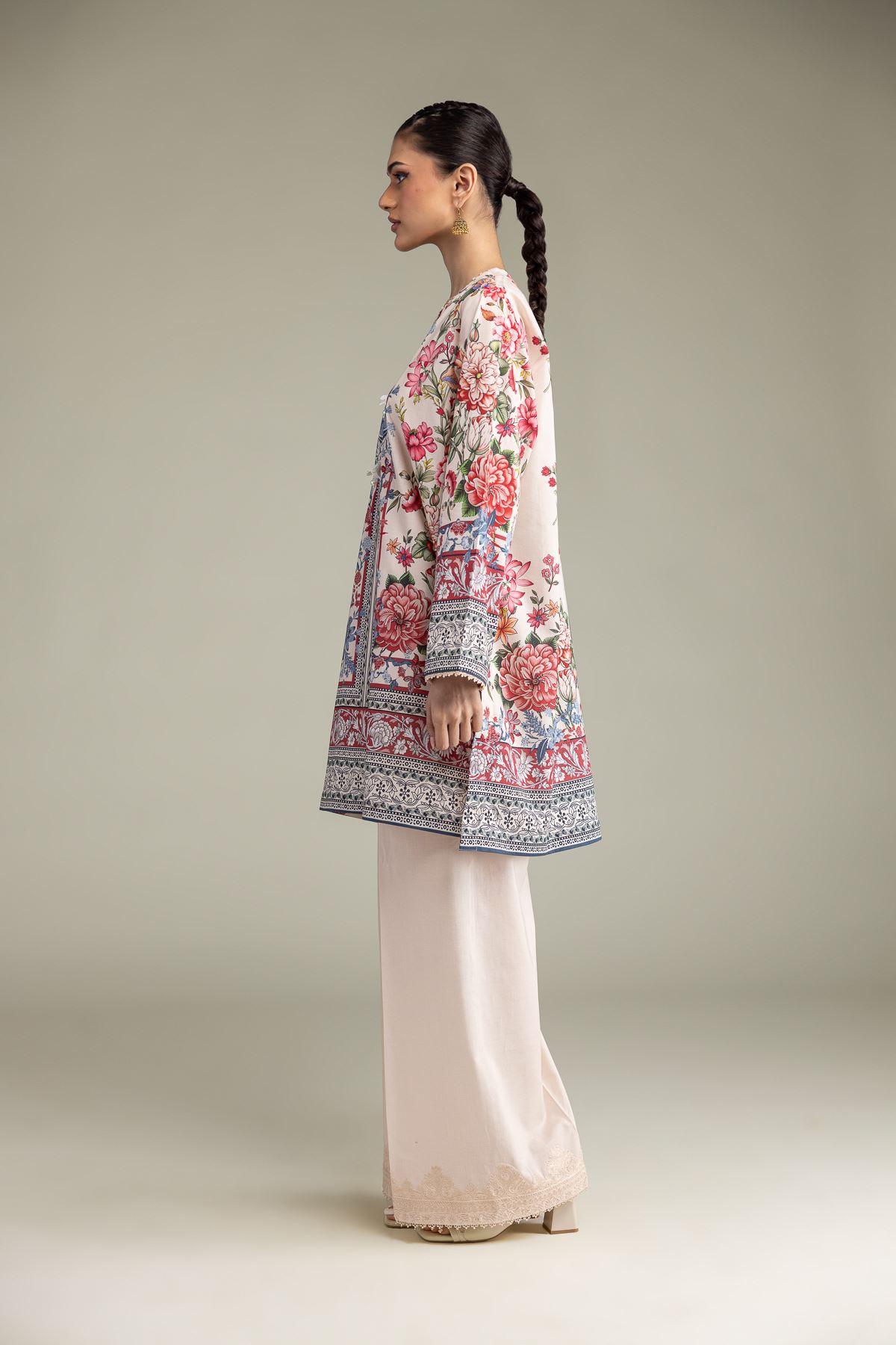 Embroidered Cambric Cambric Tailored 2-Piece - 1-26-102-A-F-VG