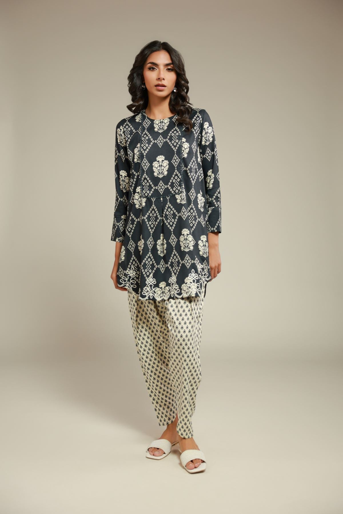 Embroidered Viscose Shalwar - 1-26-101-A-H-VG