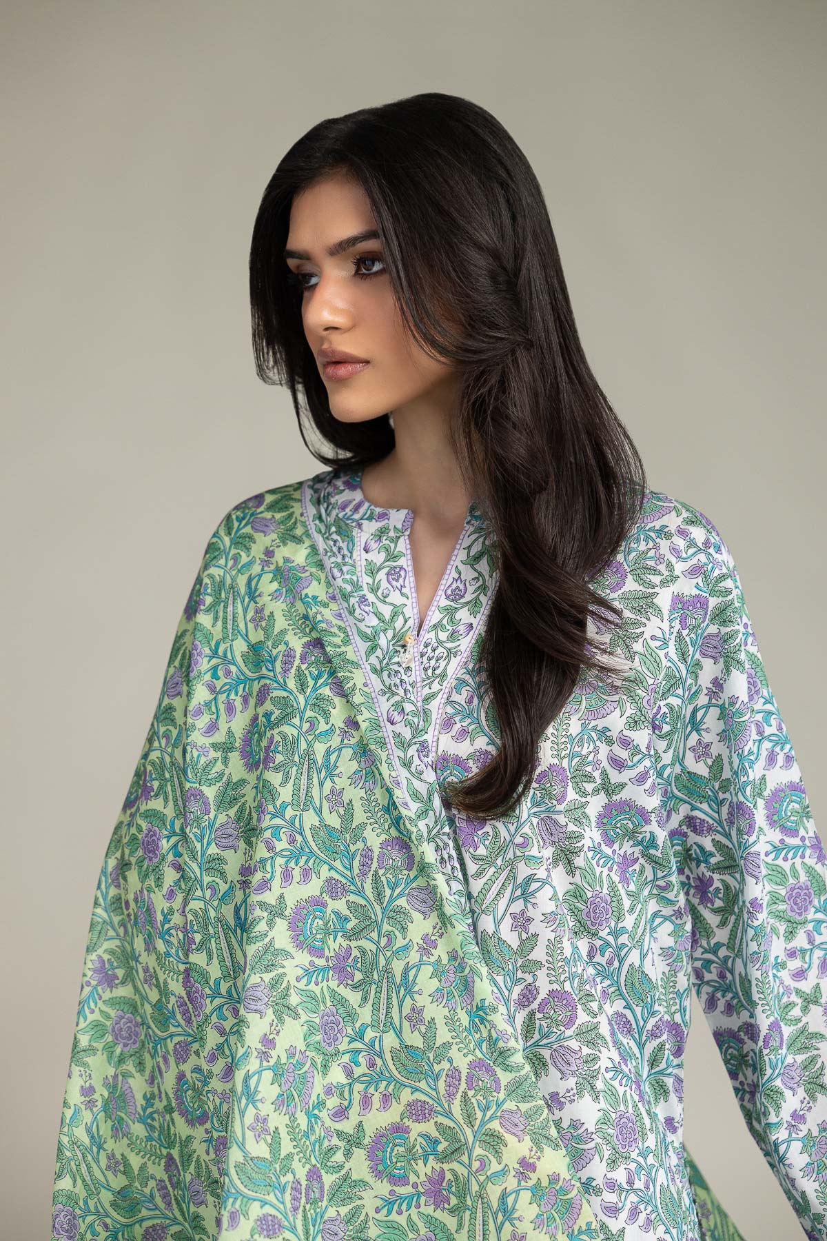 Printed Lawn Fabrics 3 Piece - 2-26-308-A-G1-VG