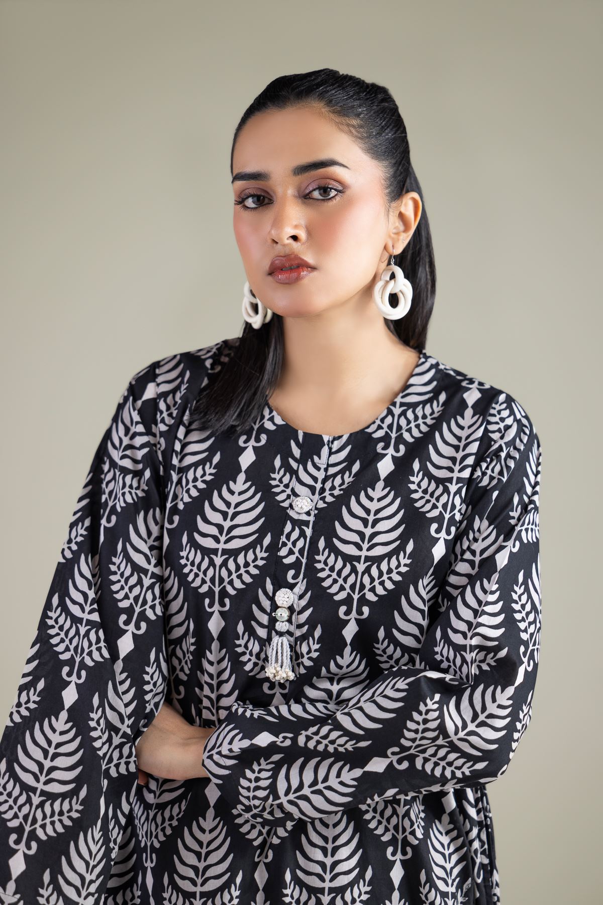 Printed Cambric Printed Cambric Kurta - 25-00-X2-03TA-VG