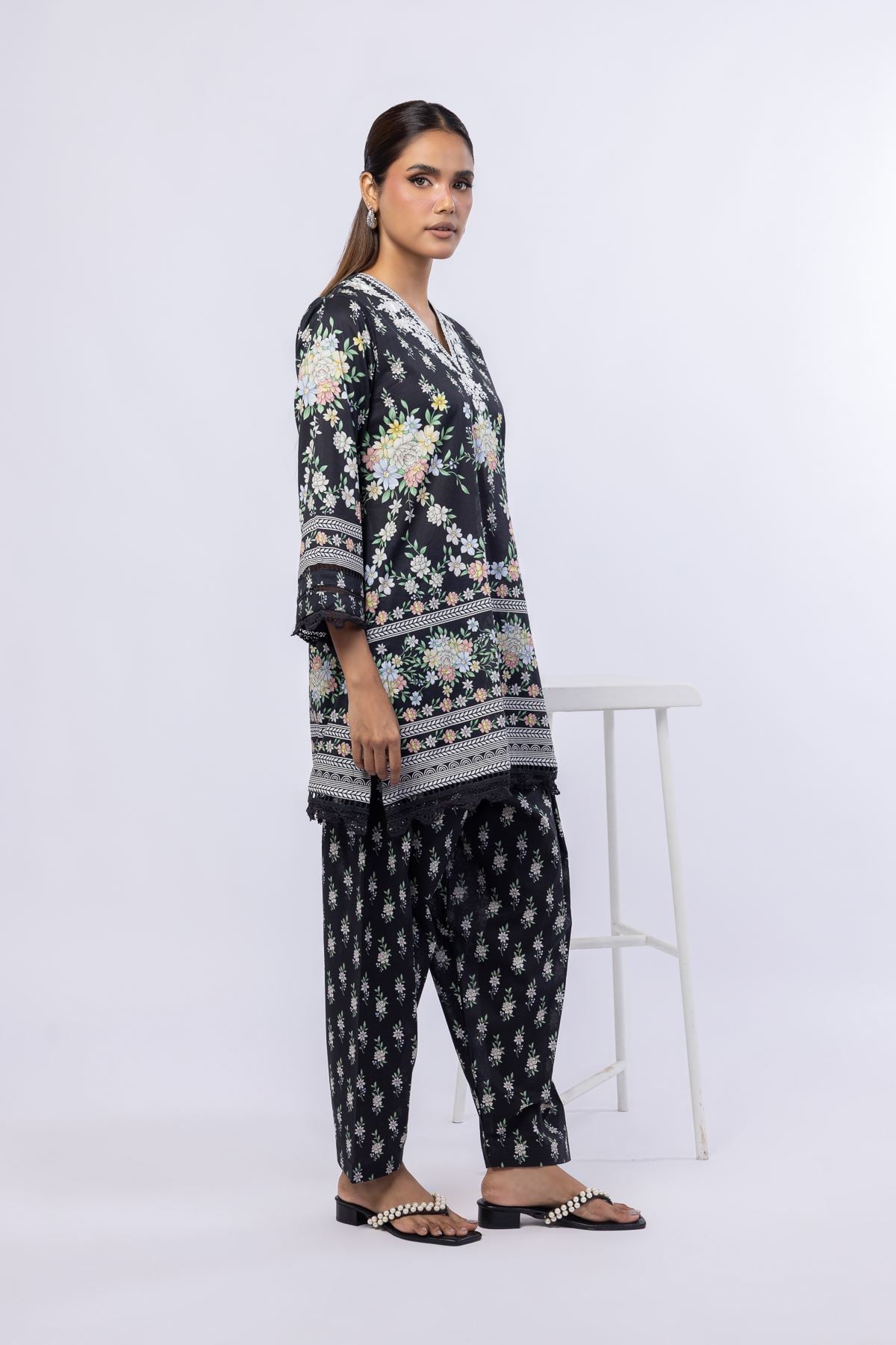 Printed Cambric Pants - OTD4-EX24-07BA-VG