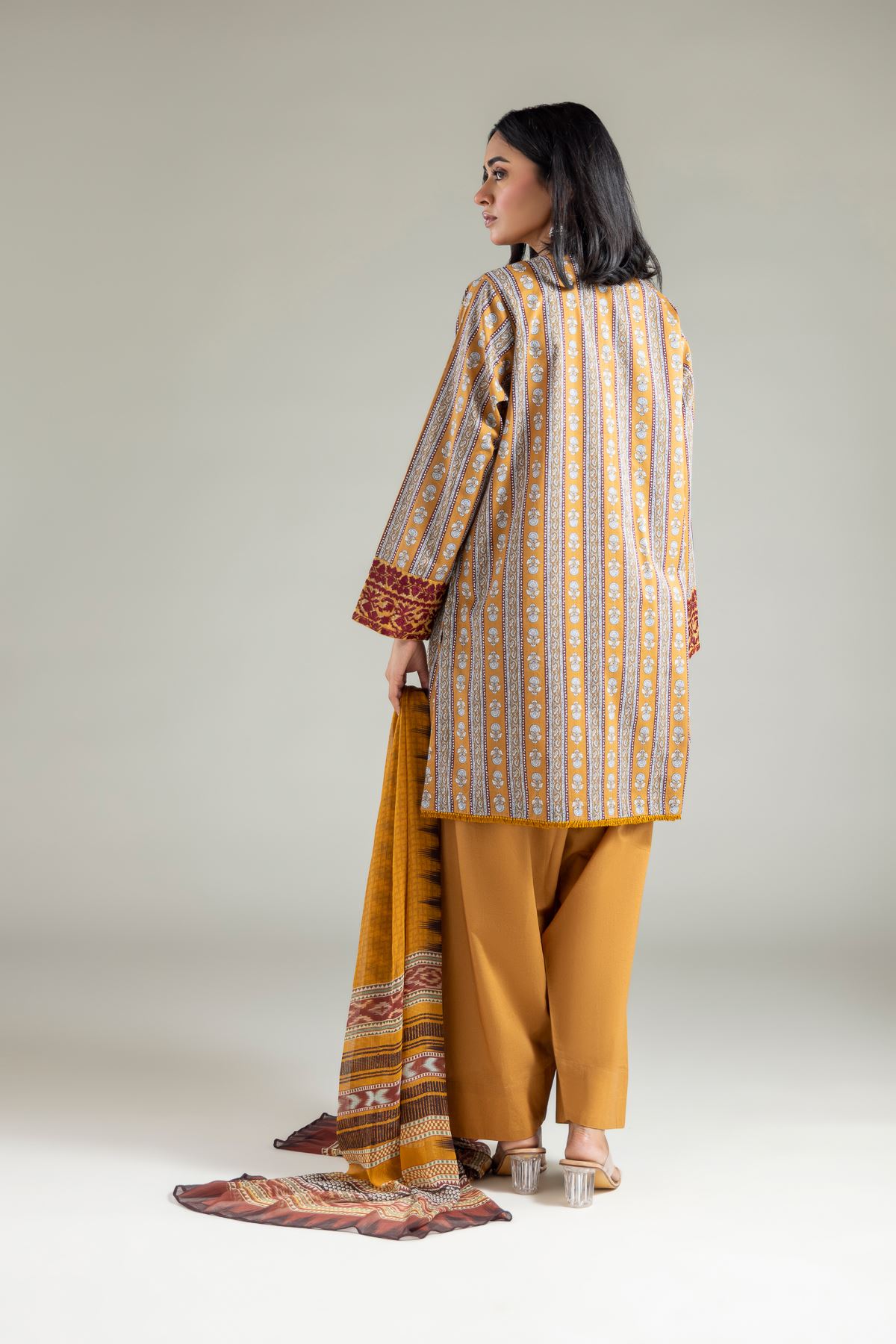 Embroidered Lawn Lawn 3-Piece Set - T-A33-26-107FG-VG