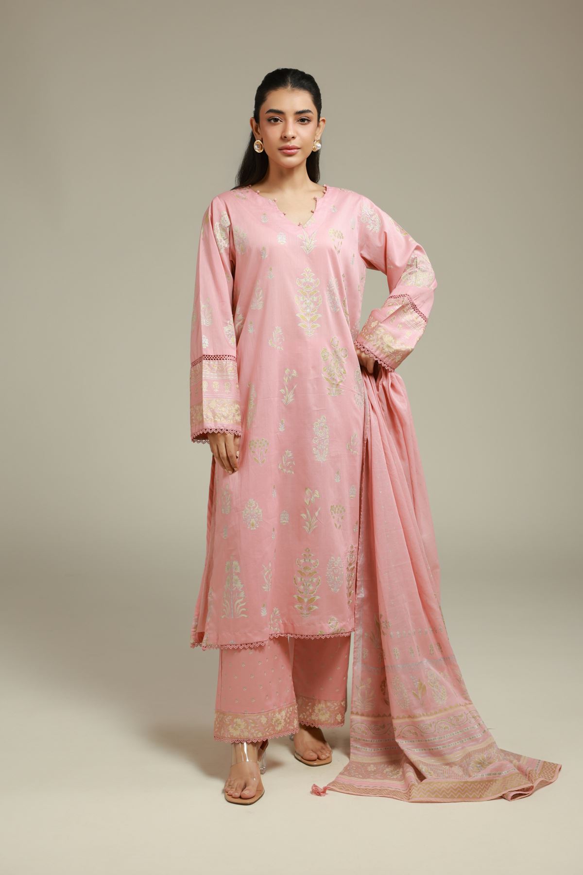 Printed Lawn Tailored 3 Piece - T-A22-26-108FI-VG