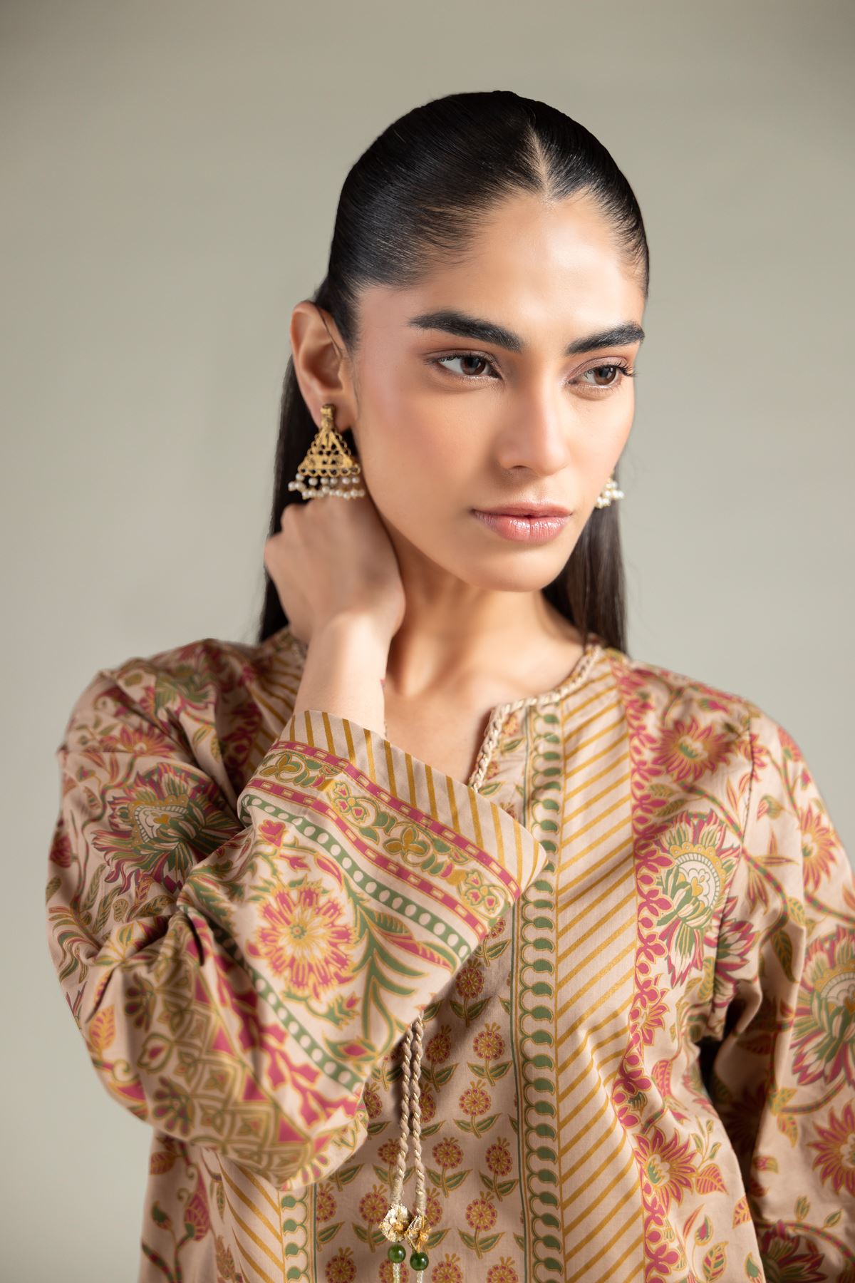 Cambric Kurta - 1-26-108-A-A-VG