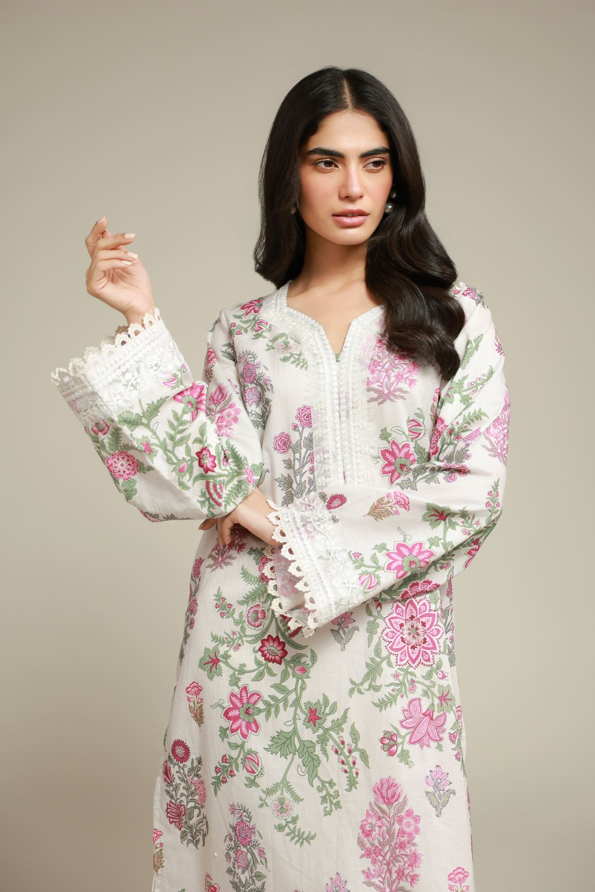 Embroidered Textured Lawn 2-Piece Tailored Lawn - T-A22-26-112FH1-VG