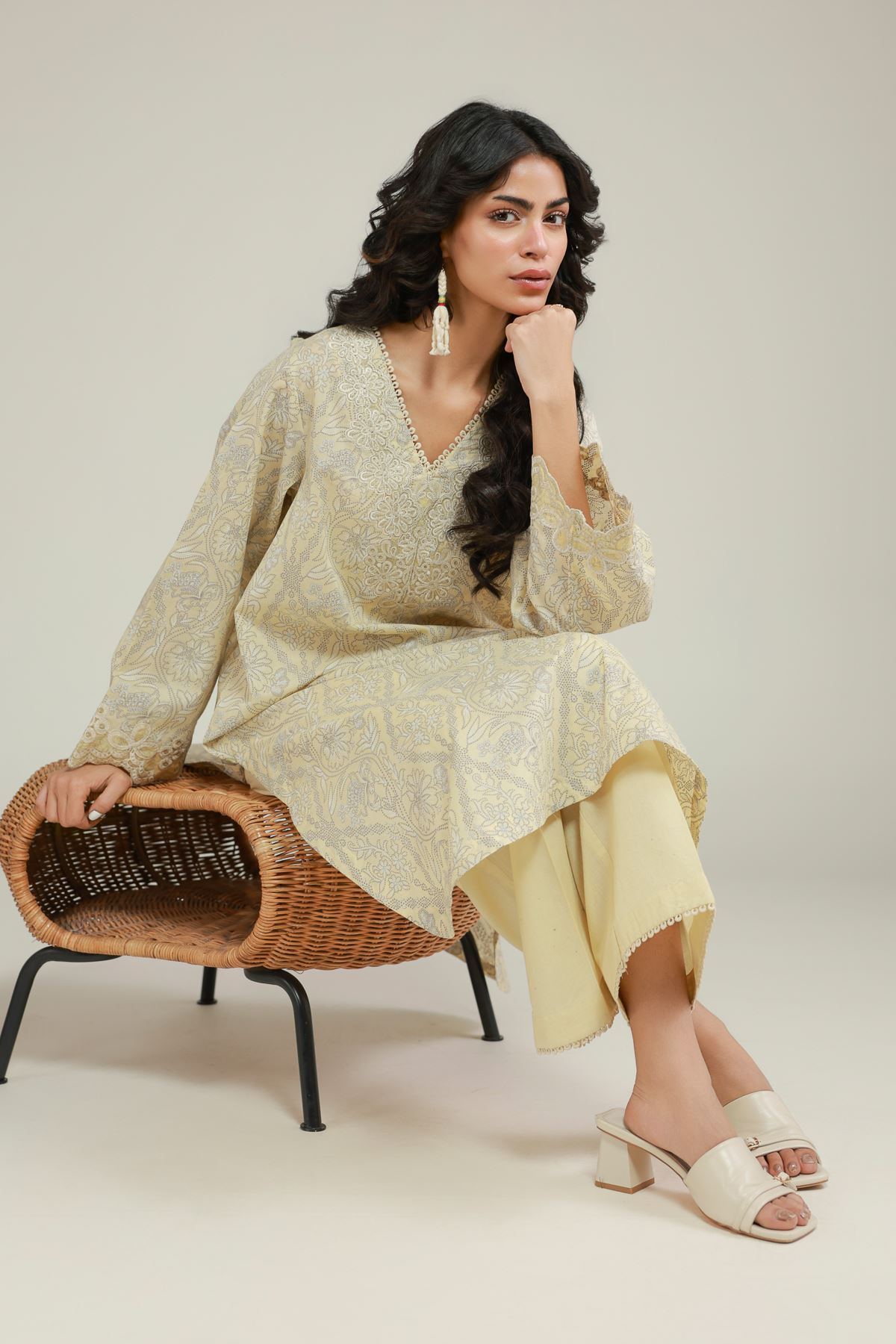 Printed Lawn 2 Piece Set - T-A112-26-101EE2-VG