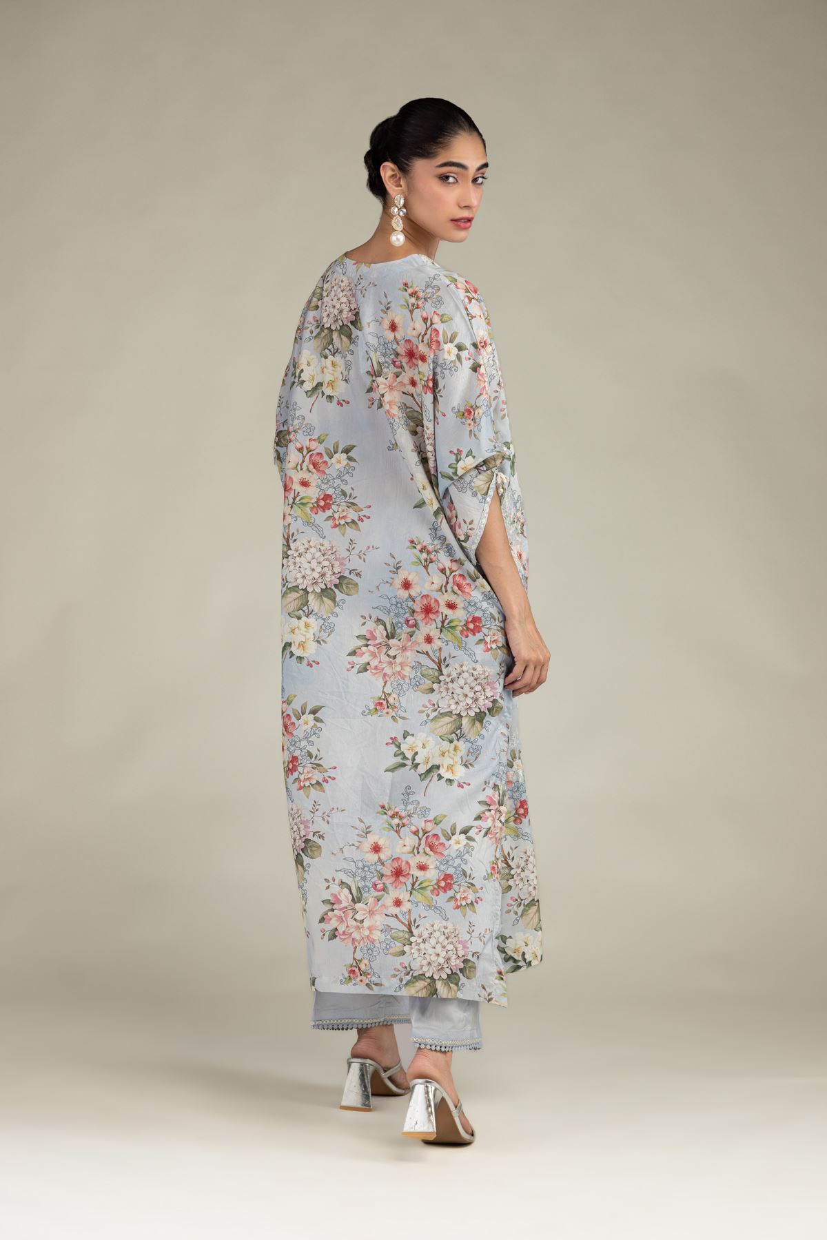 Embroidered Blended Viscose Long Embroidered Kurta - 1-26-102-A-F-VG