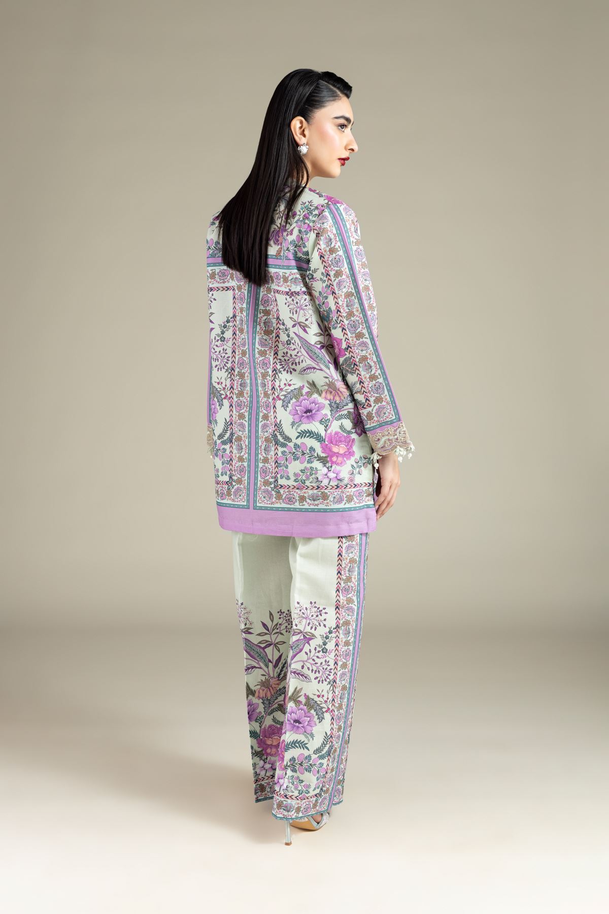 Embroidered Mesuri Kurta - 25-10-12E11-07TA-VG