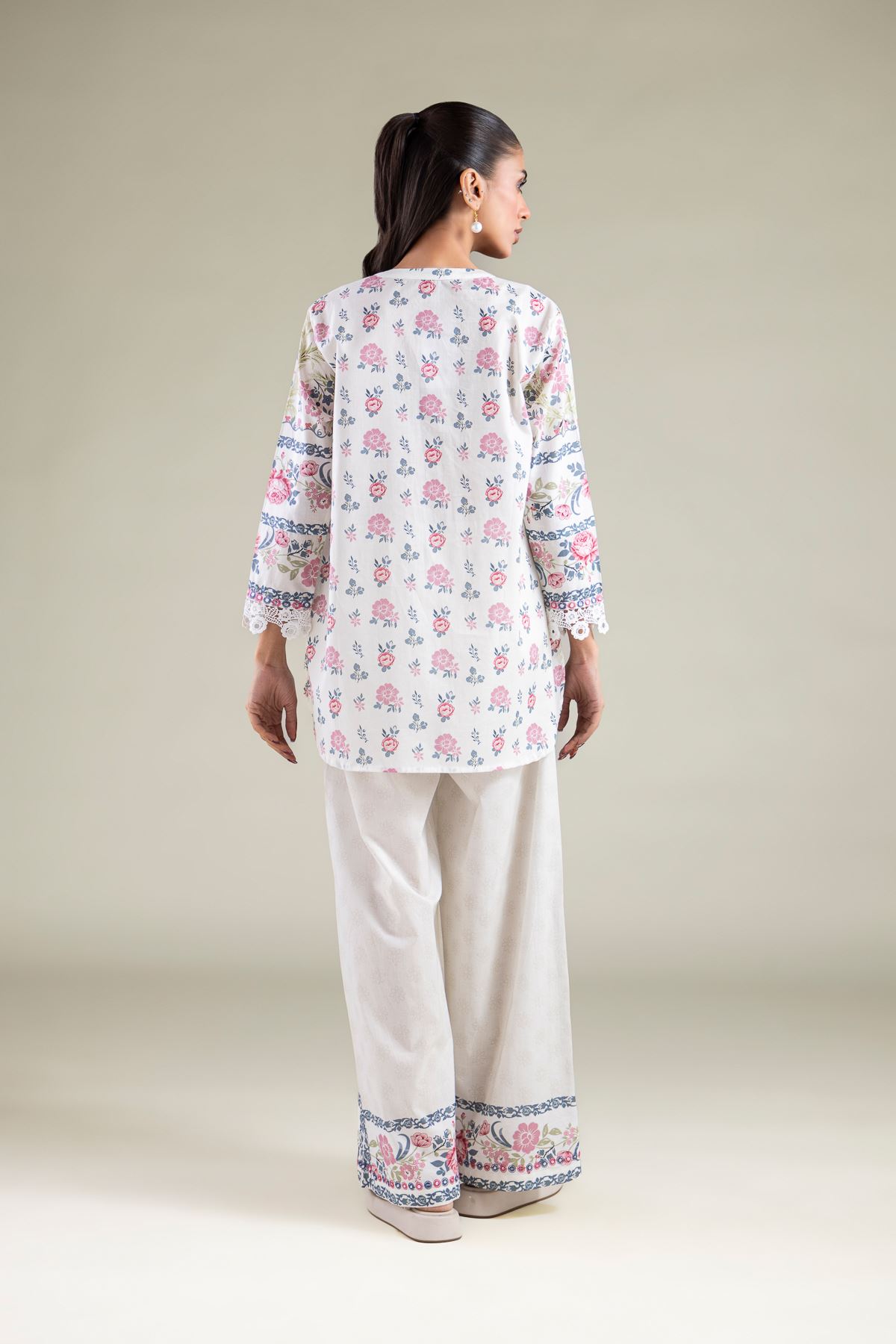 Embroidered Cambric Shirt - 6-26-102-A-C-VG