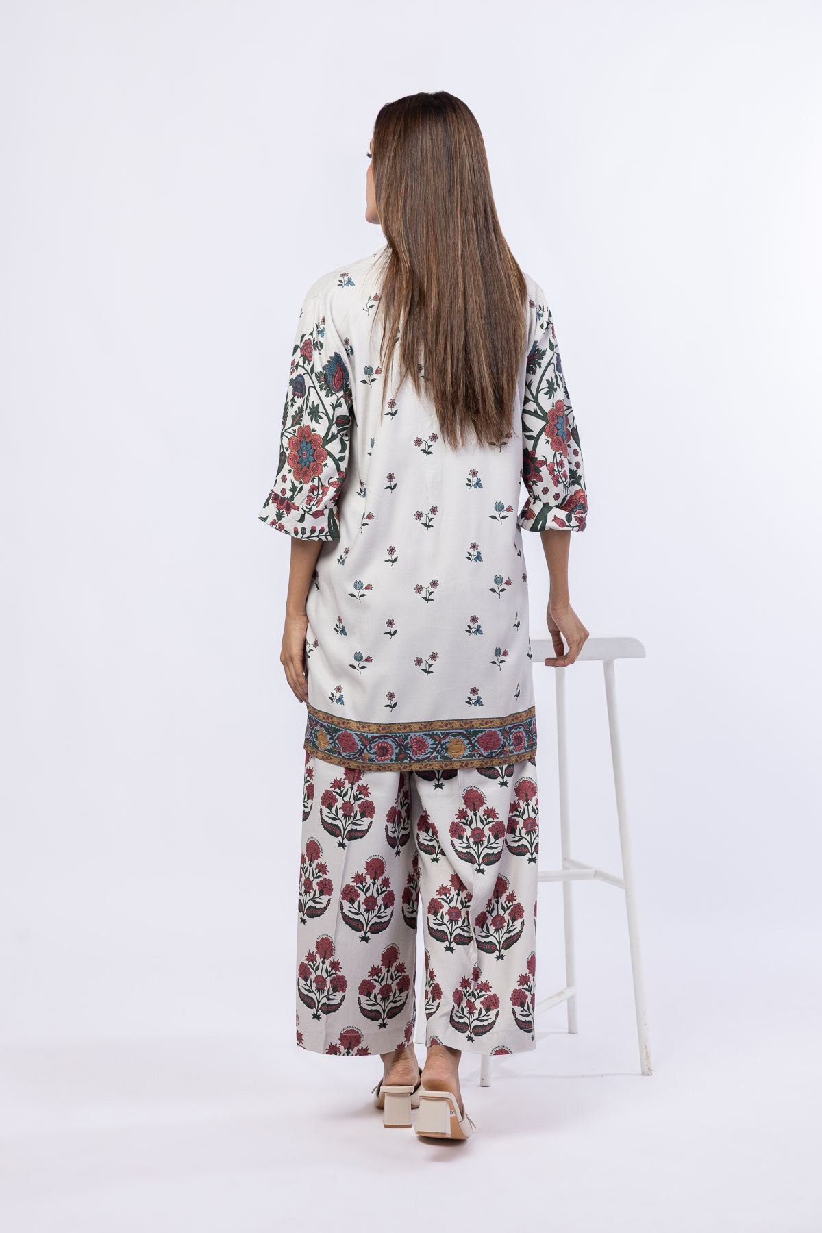 Printed Viscose Crepe Kurta - 25-07-7E9-02TA-VG