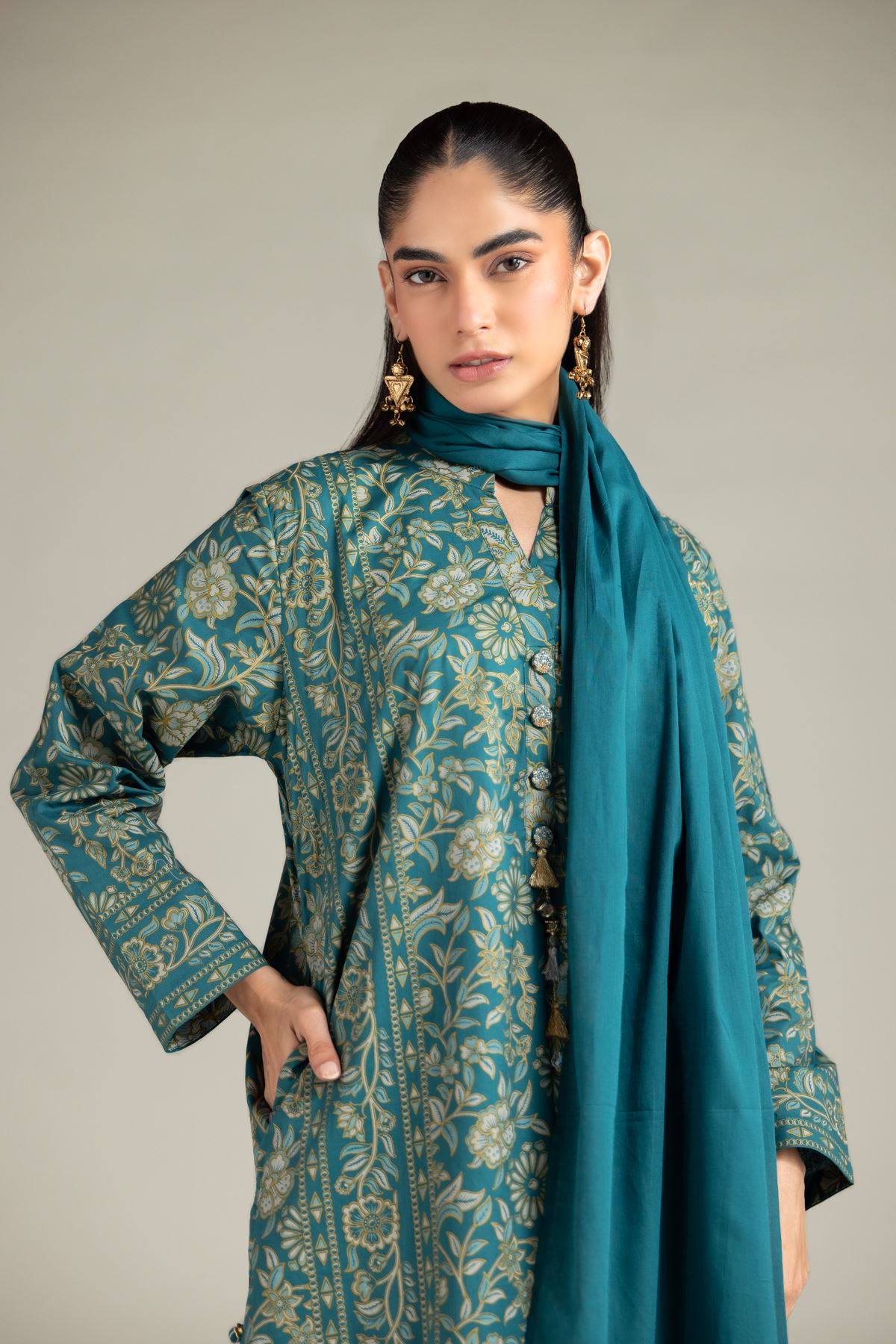 Lawn Dupatta - 1-26-127-A-B-VG