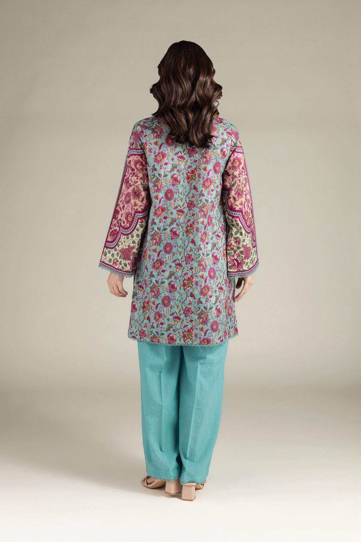 Printed Broshia Fabrics 2 Piece - A33-26-104FH2-VG