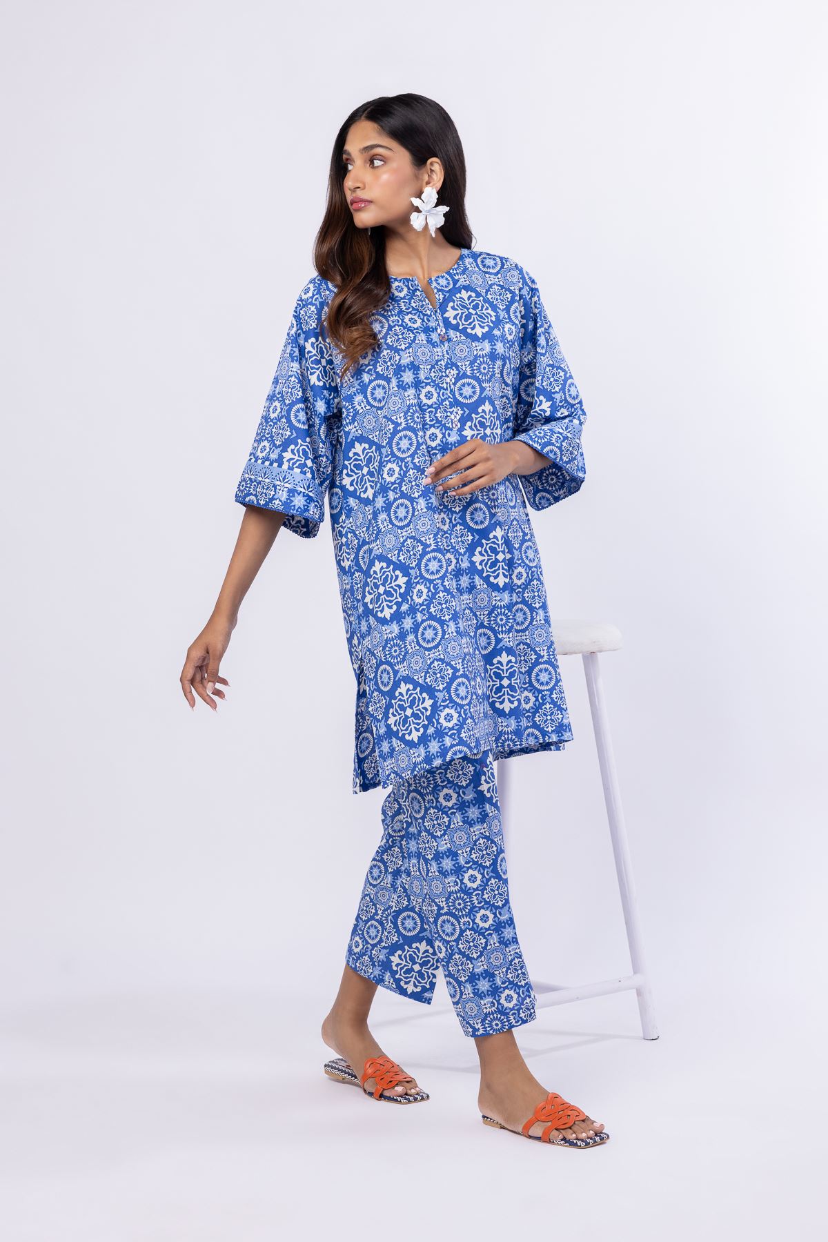 Printed Cambric Pants - 25-04E41-06BA-VG