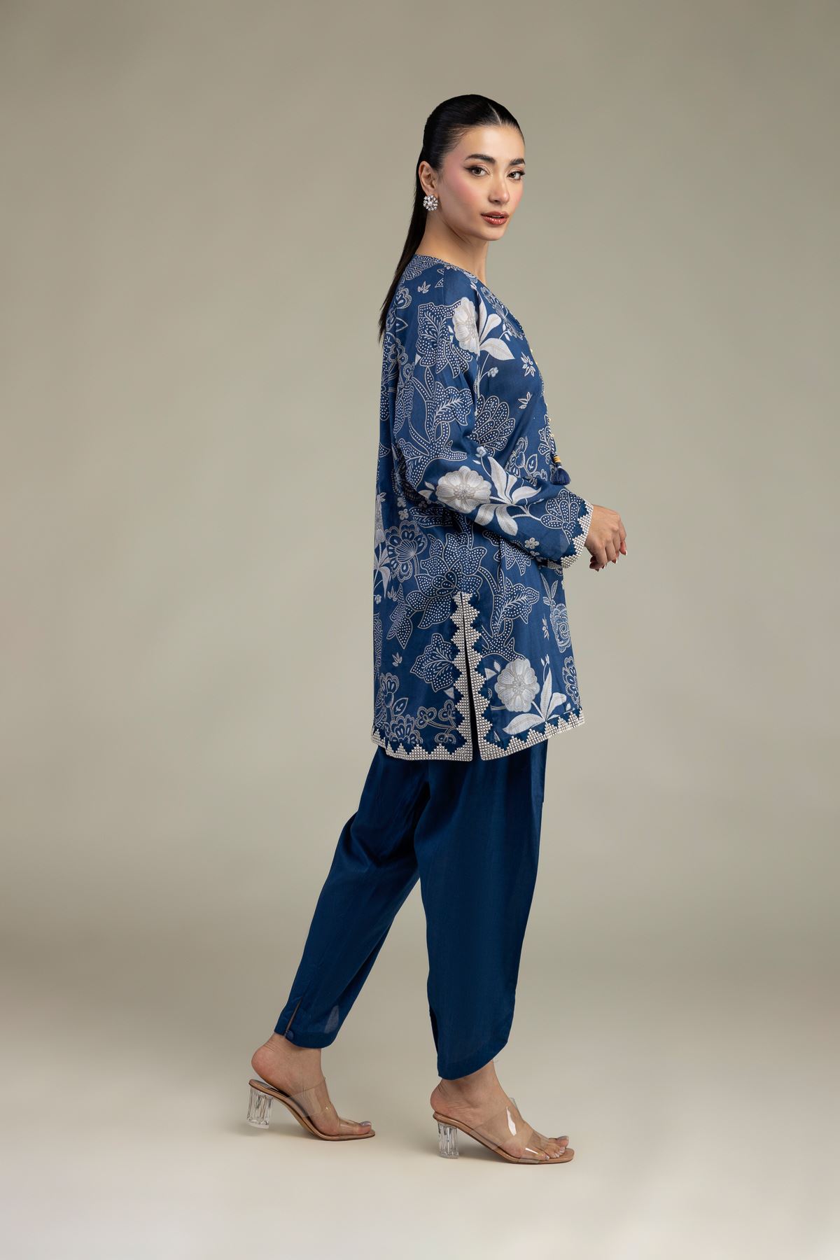 Embroidered Cambric Fabrics 2 Piece | Top and Bottom - A22-26-209FB1-VG