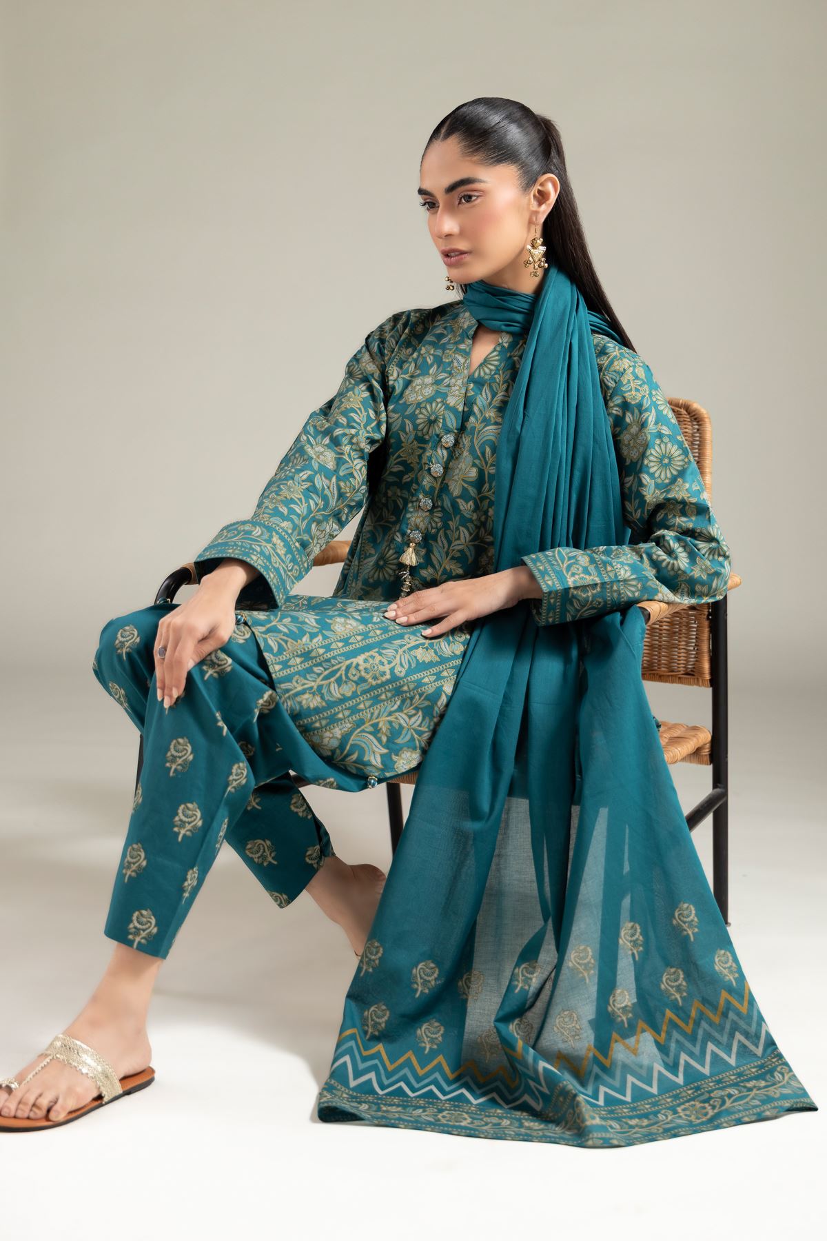 Lawn Dupatta - 1-26-127-A-B-VG