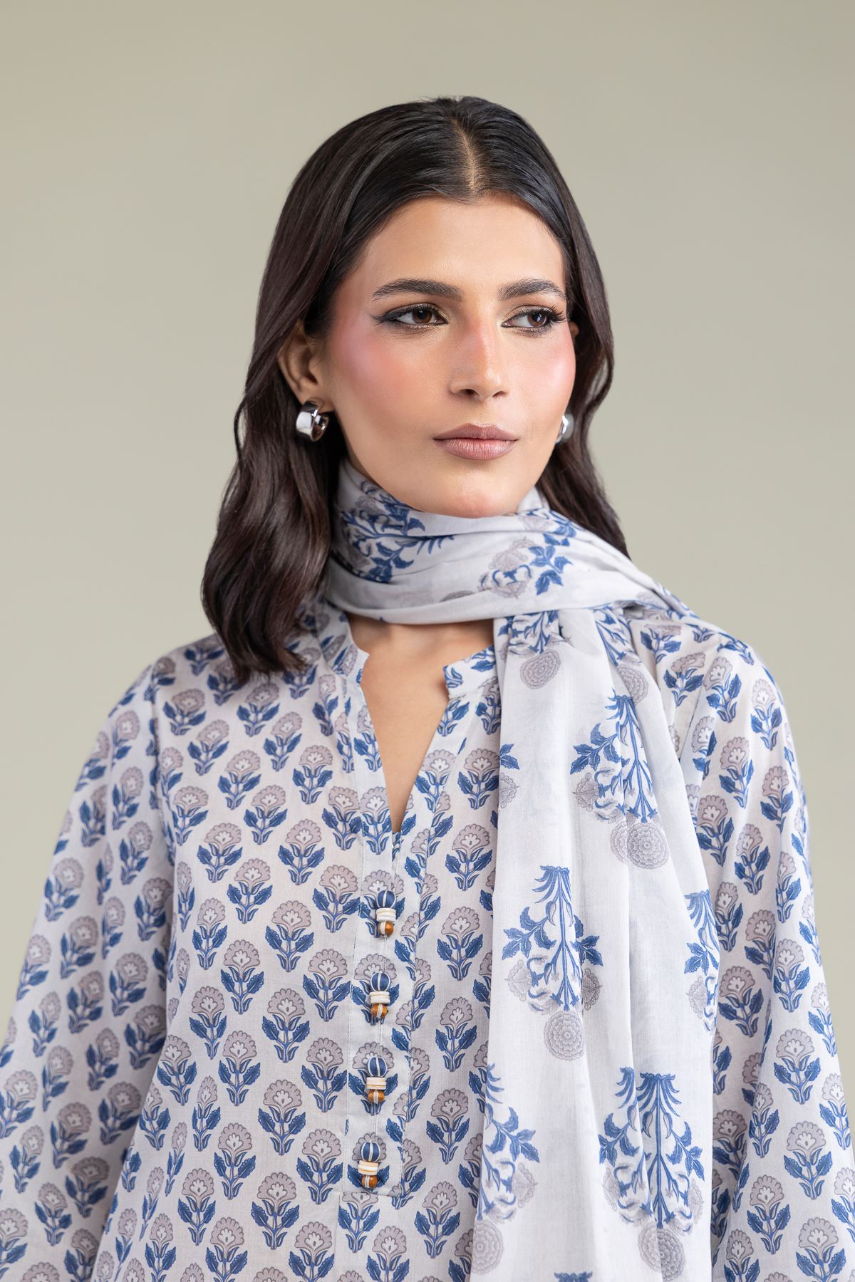 Printed Lawn Fabrics 3 Piece - A22-26-201FC1-VG
