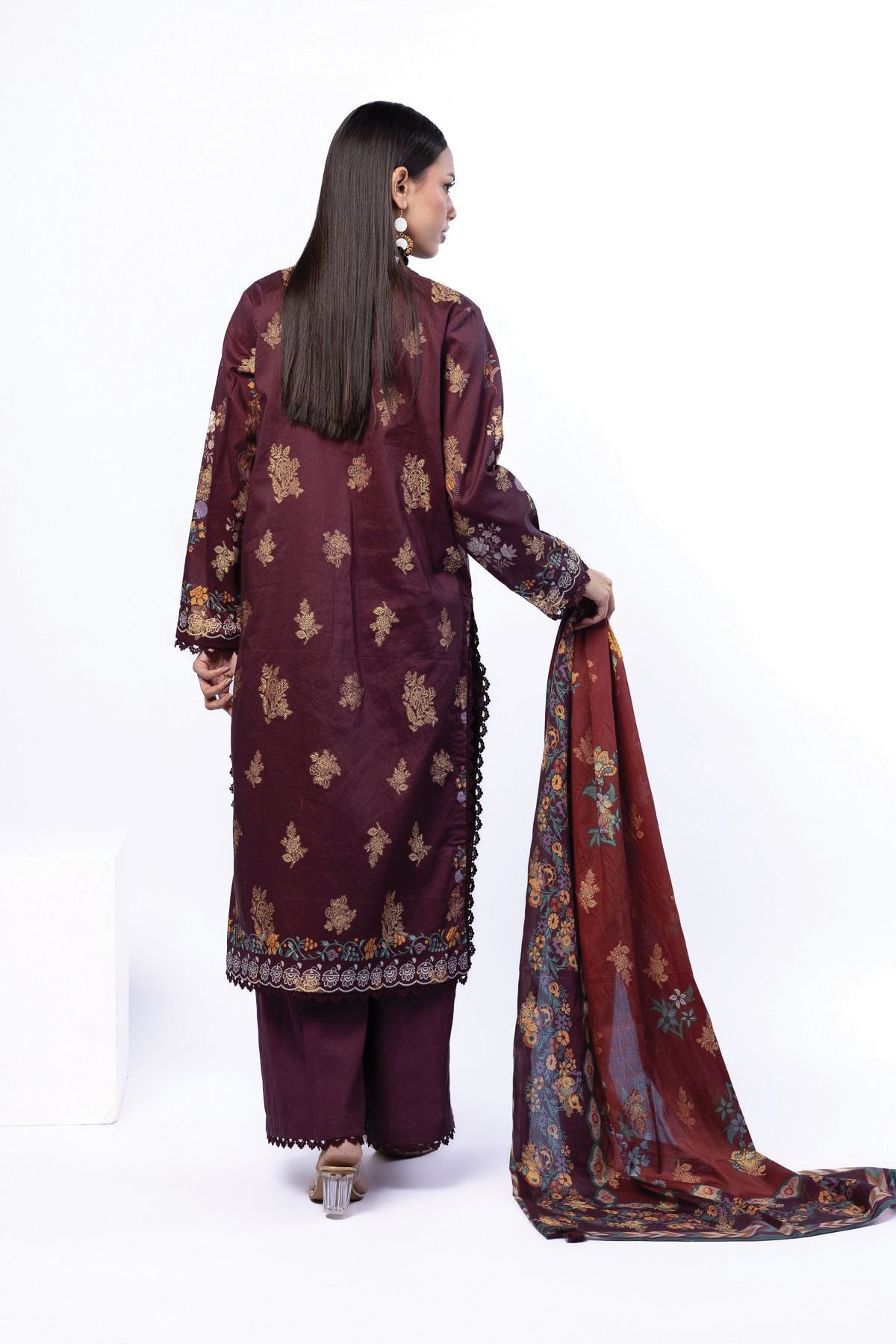 Printed Jacquard Fabrics 3 Piece - A22-26-103FA1-VG
