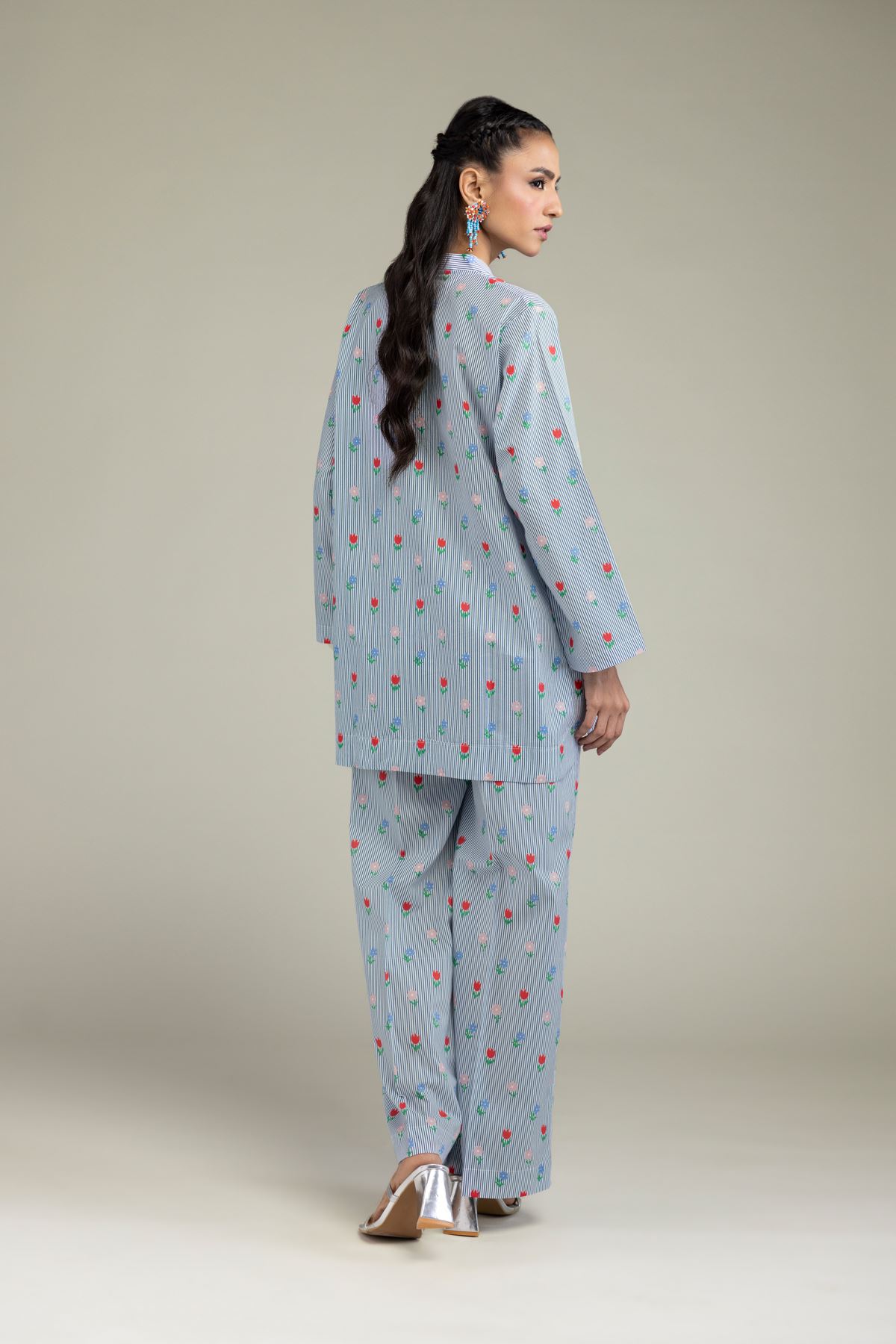 Printed Cambric Short Cambric Kurta - 2-26-207-A-C1-VG